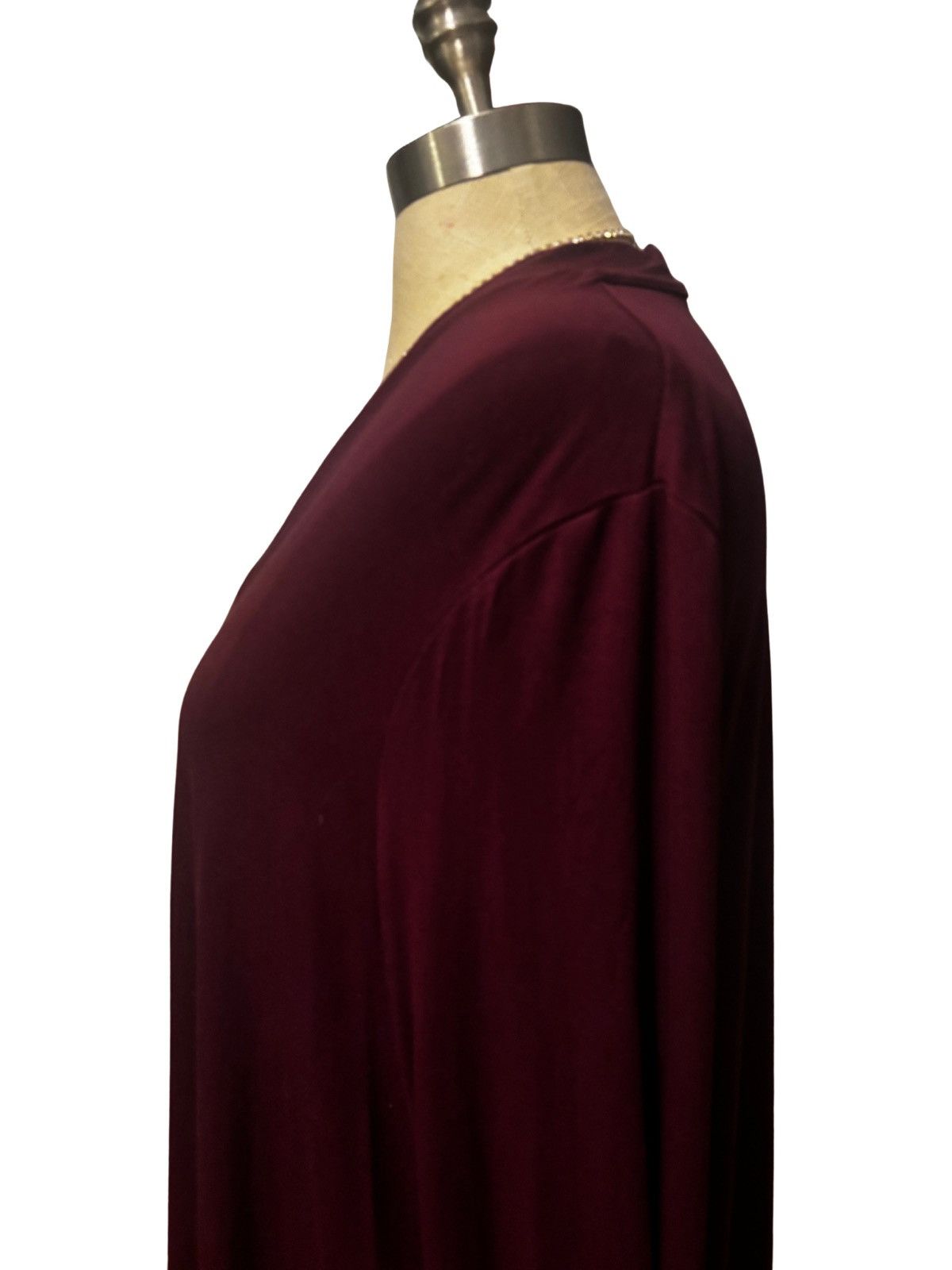 Chicos Women’s burgundy Tunic Size 3XL / US 20-22 - 4 Thumbnail