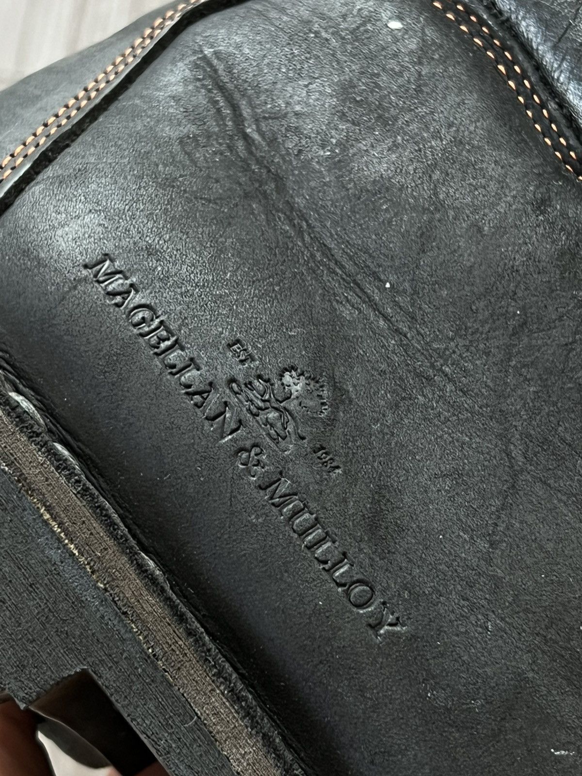 Designer Archival Magellan & Mulloy Hand Italy Crafted Bikers Boots Size US 8 / EU 41 - 10 Thumbnail