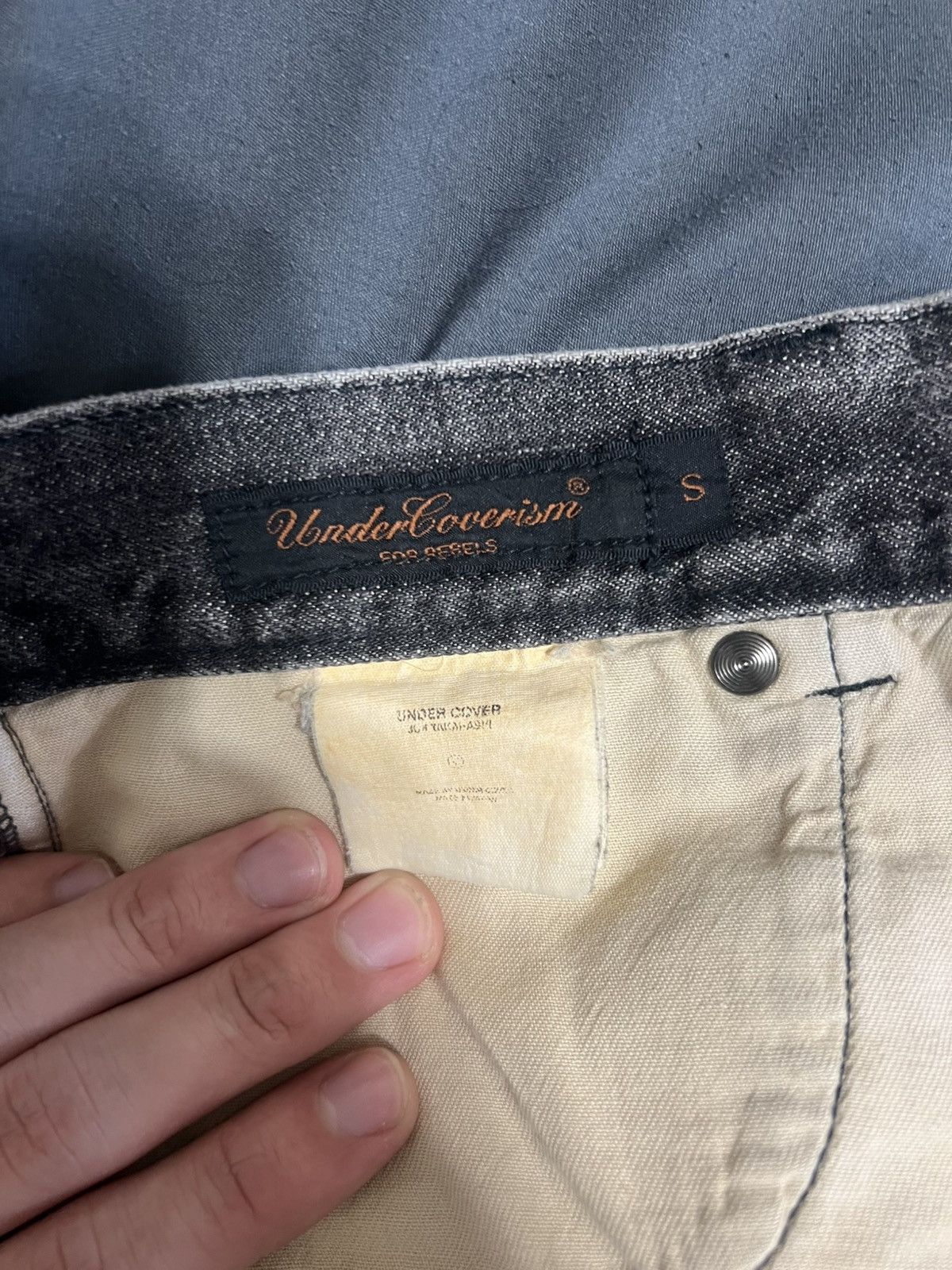 Undercover Undercover “rebel gods” hybrid denim Size US 34 / EU 50 - 5 Thumbnail