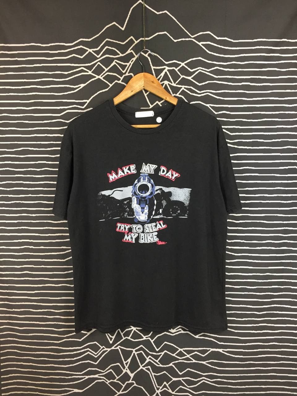 Vintage Harley-Davidson Road & Racer Try To Steal My Bike Tee Size US L / EU 52-54 / 3 - 5 Thumbnail