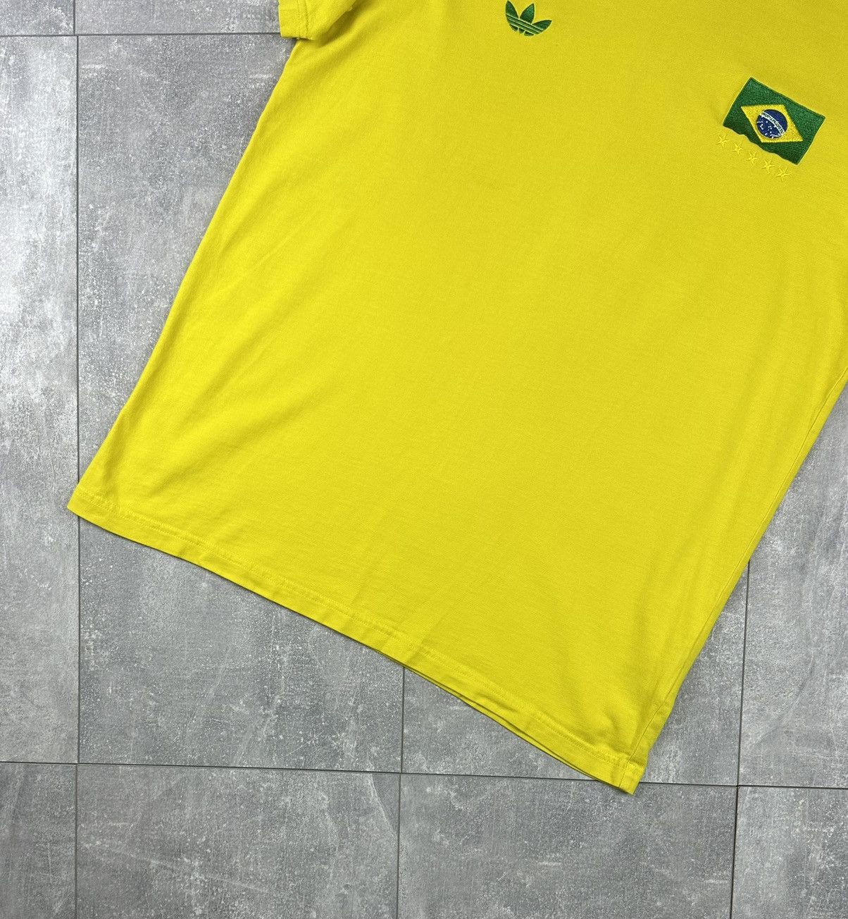 Adidas Adidas Brazil National Team 2010 Soccer Cotton Shirt Size US L / EU 52-54 / 3 - 8 Thumbnail