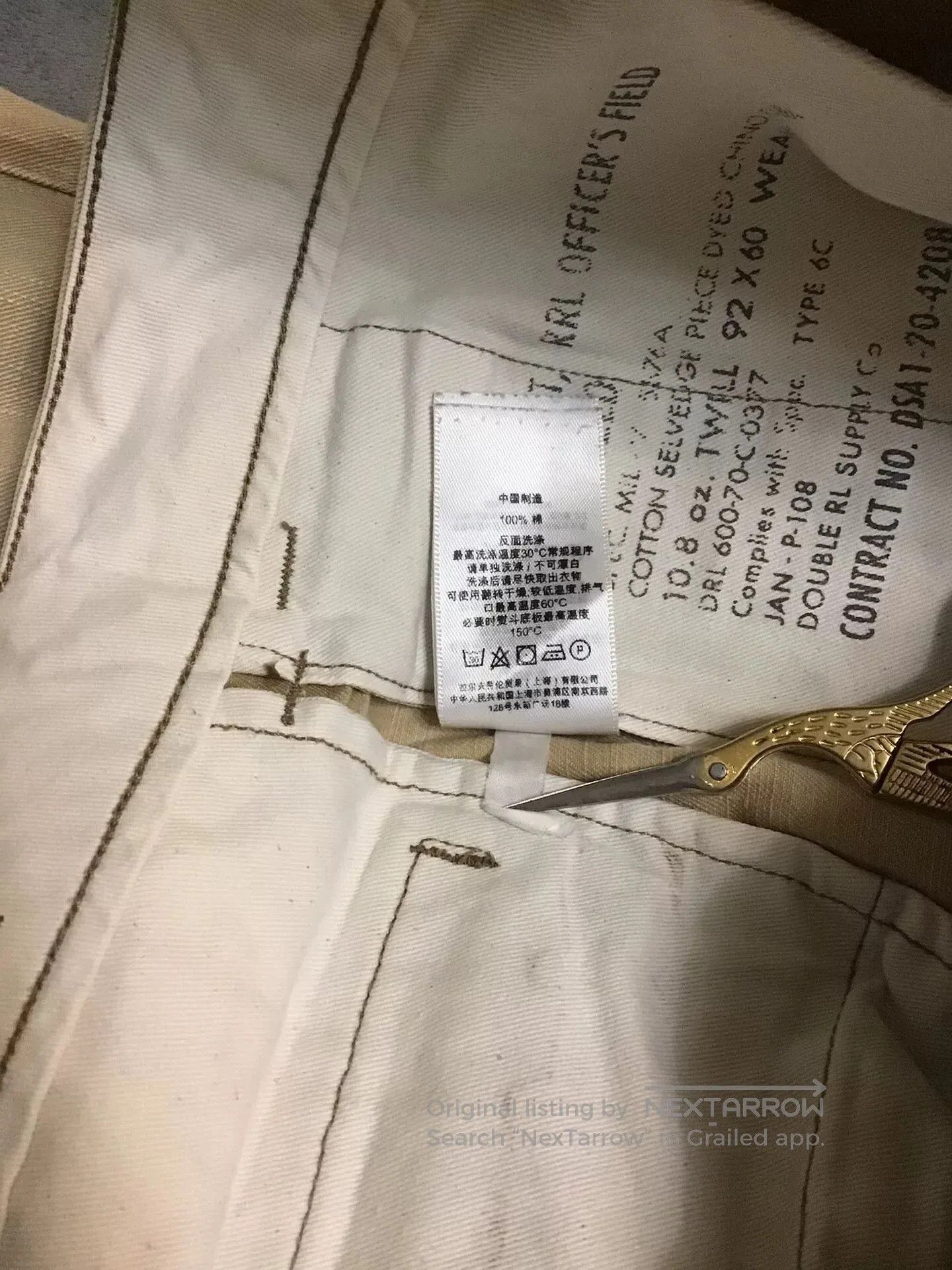 RRL Ralph Lauren RRL Ralph Lauren Double RL Cargo Pants. Size US 30 / EU 46 - 4 Thumbnail