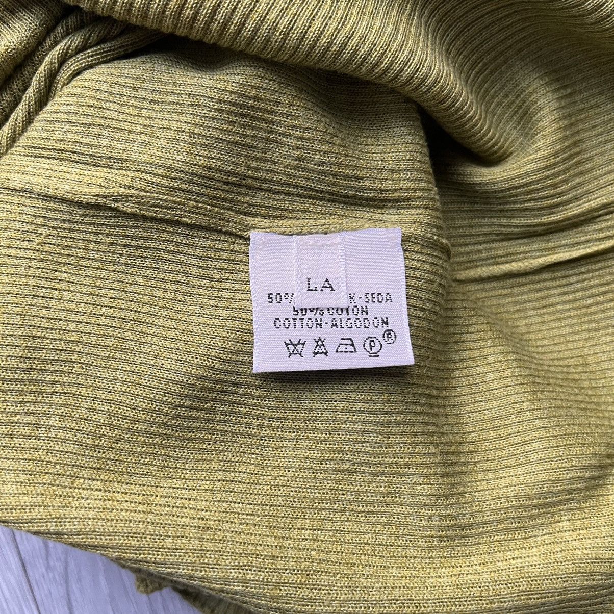 Hermes Hermès Gaultier Era Silk Blend Green Button Top Size M / US 6-8 / IT 42-44 - 5 Thumbnail