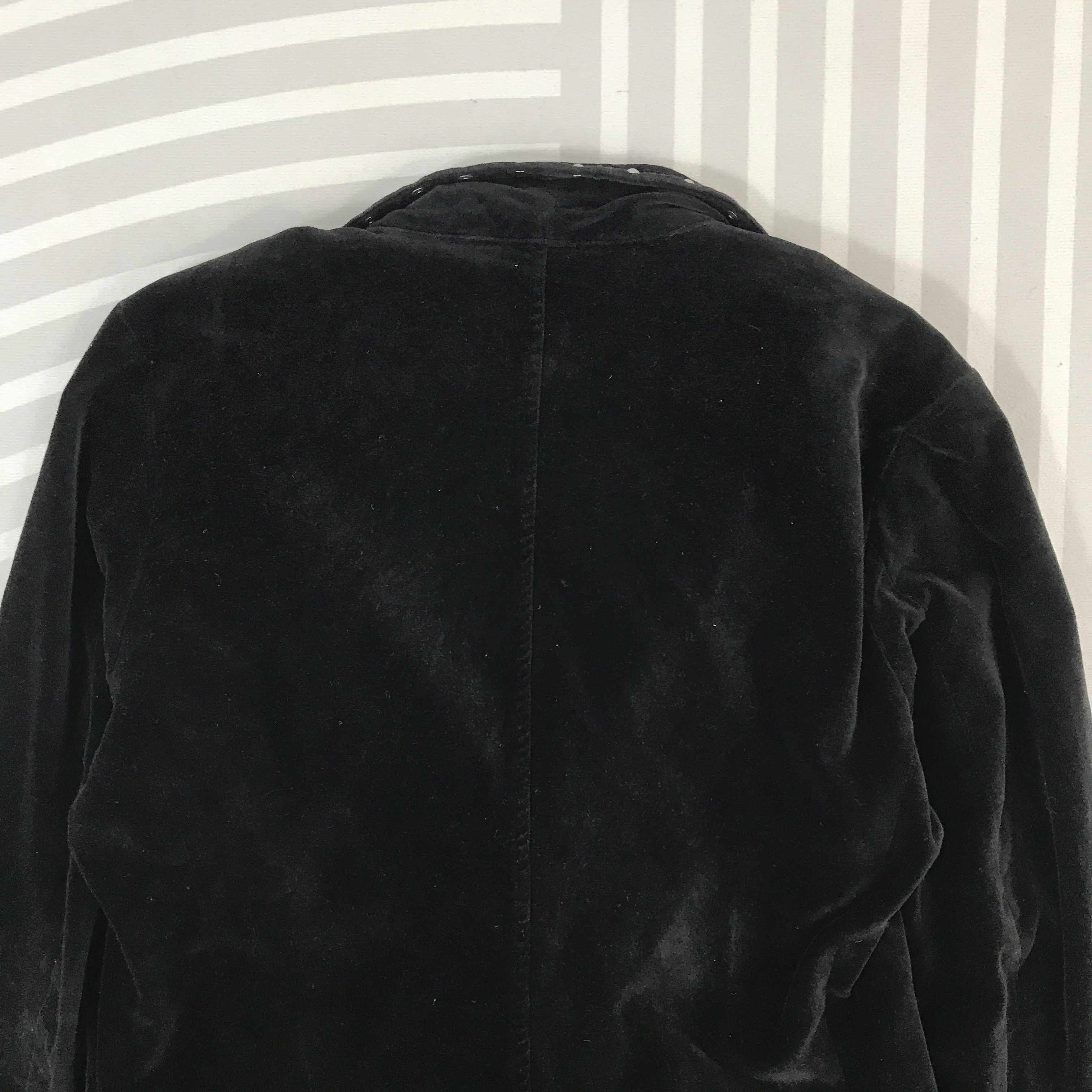 Japanese Brand × Vintage Vintage Japanese Punk Velvet blazer coat Jacket Size US M / EU 48-50 / 2 - 4 Thumbnail