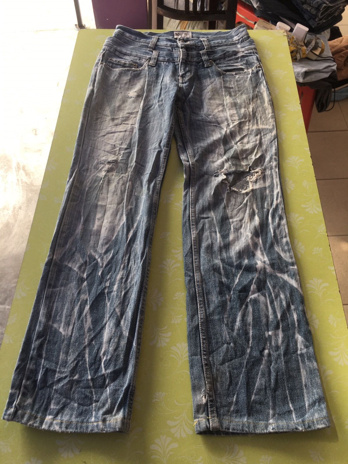 Japanese Brand Nylaus jeans double waist Size US 30 / EU 46 - 12 Thumbnail