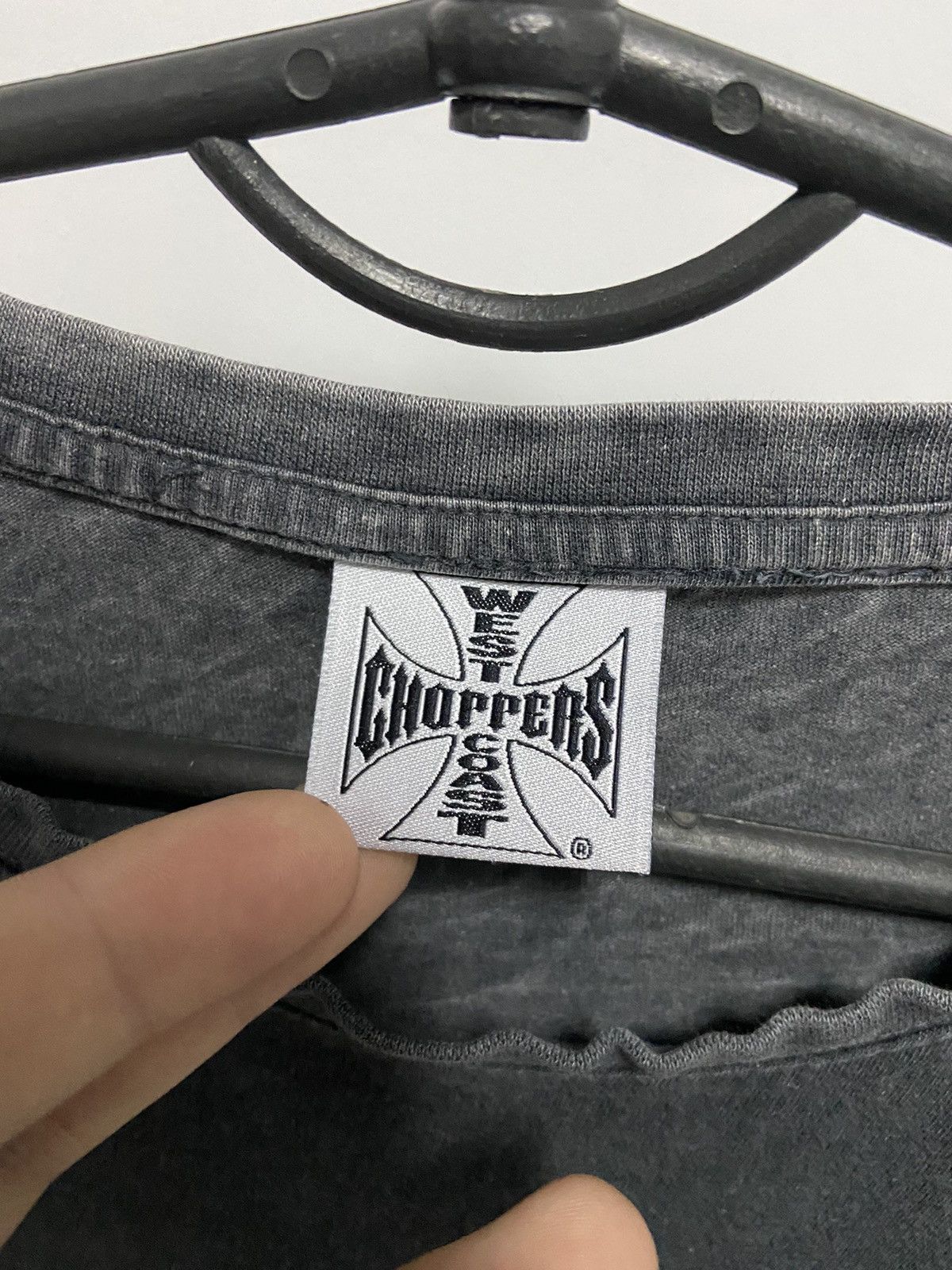 Vintage × West Coast Choppers Choppers Big Logo T Shirt Vintage skull moto biker Size US XXL / EU 58 / 5 - 5 Thumbnail