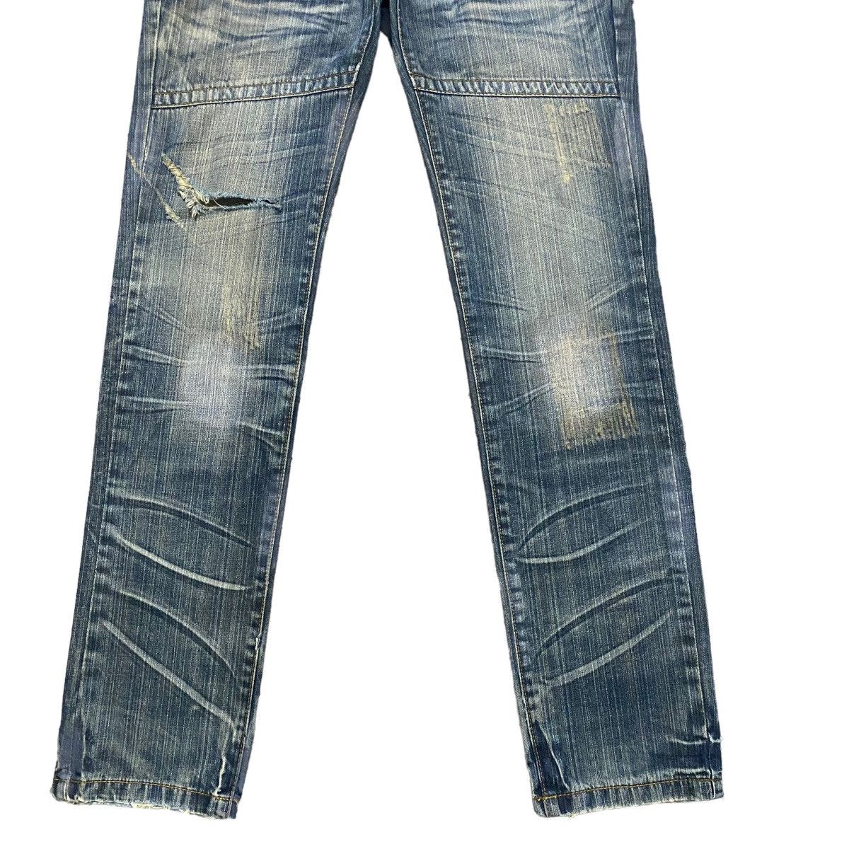 Japanese Brand Hiderock Design Clawmark Skull Denim Jeans Size US 31 - 13 Thumbnail