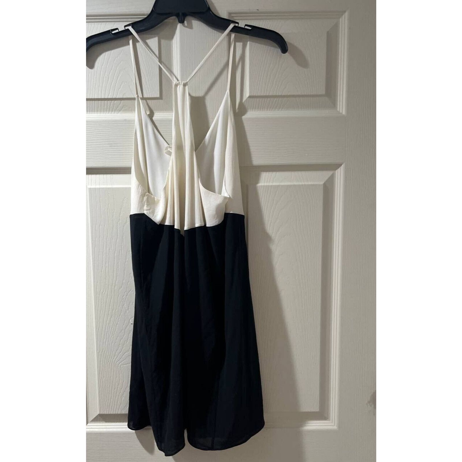 Alice + Olivia Alice & Olivia Belinda Colorblock Mini Dress Black M A000073 Size M / US 6-8 / IT 42-44 - 8 Thumbnail