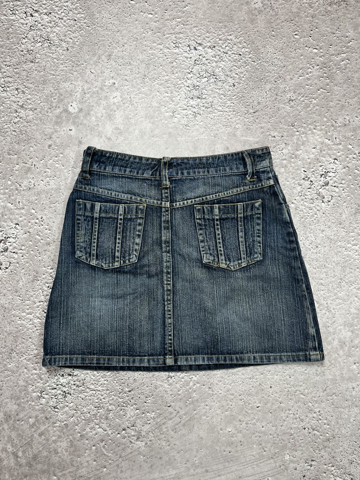 Other Y2K Distressed Denim Mini Skirt Women’s Size S Size 28" / US 6 / IT 42 - 10 Thumbnail