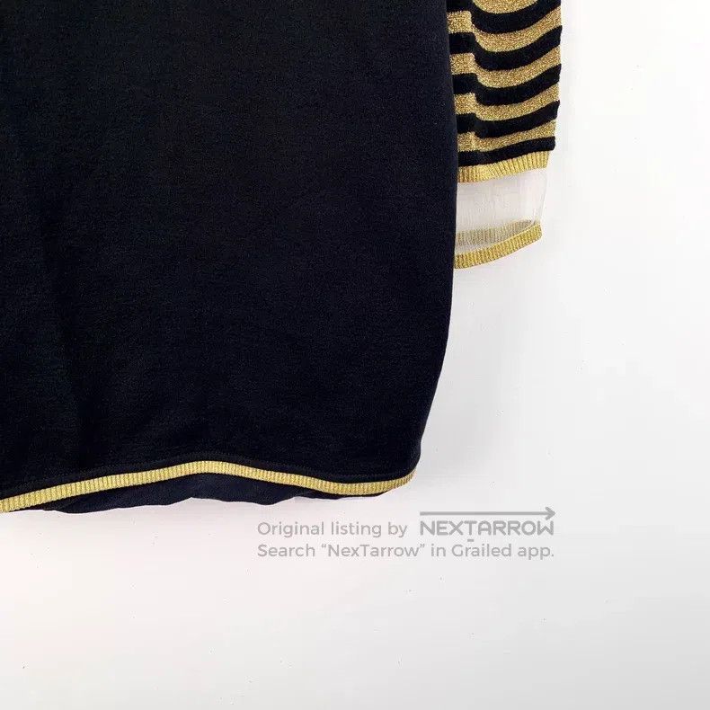 Fendi Fendi Color Blocked Striped Knit Dress with Diamond Accent Size XS / US 0-2 / IT 36-38 - 4 Thumbnail
