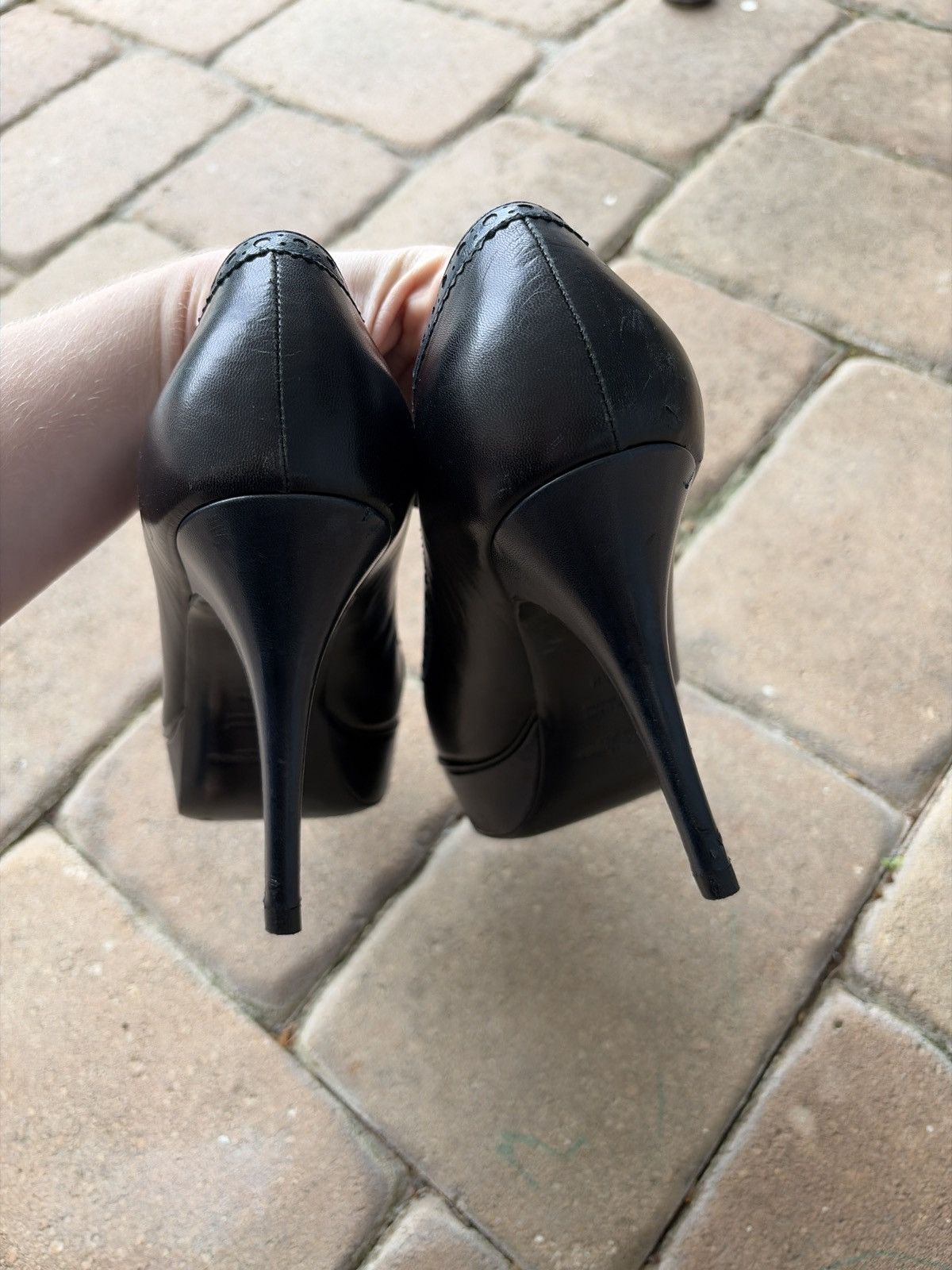 Yves Saint Laurent 2000s YSL Mary Jane Stiletto Pumps Size US 8.5 / IT 38.5 - 6 Thumbnail