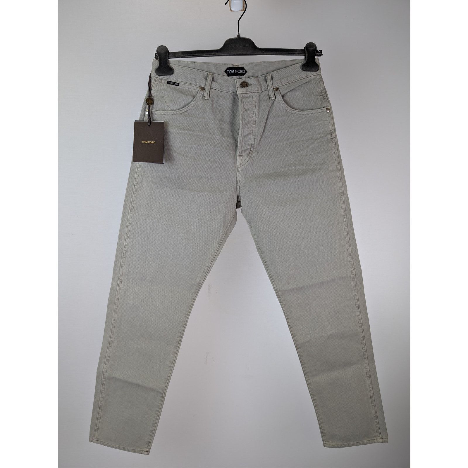 Tom Ford o1rshd1 Tapered Fit Denim Jeans in Grey 34 Size US 34 / EU 50 - 1 Thumbnail