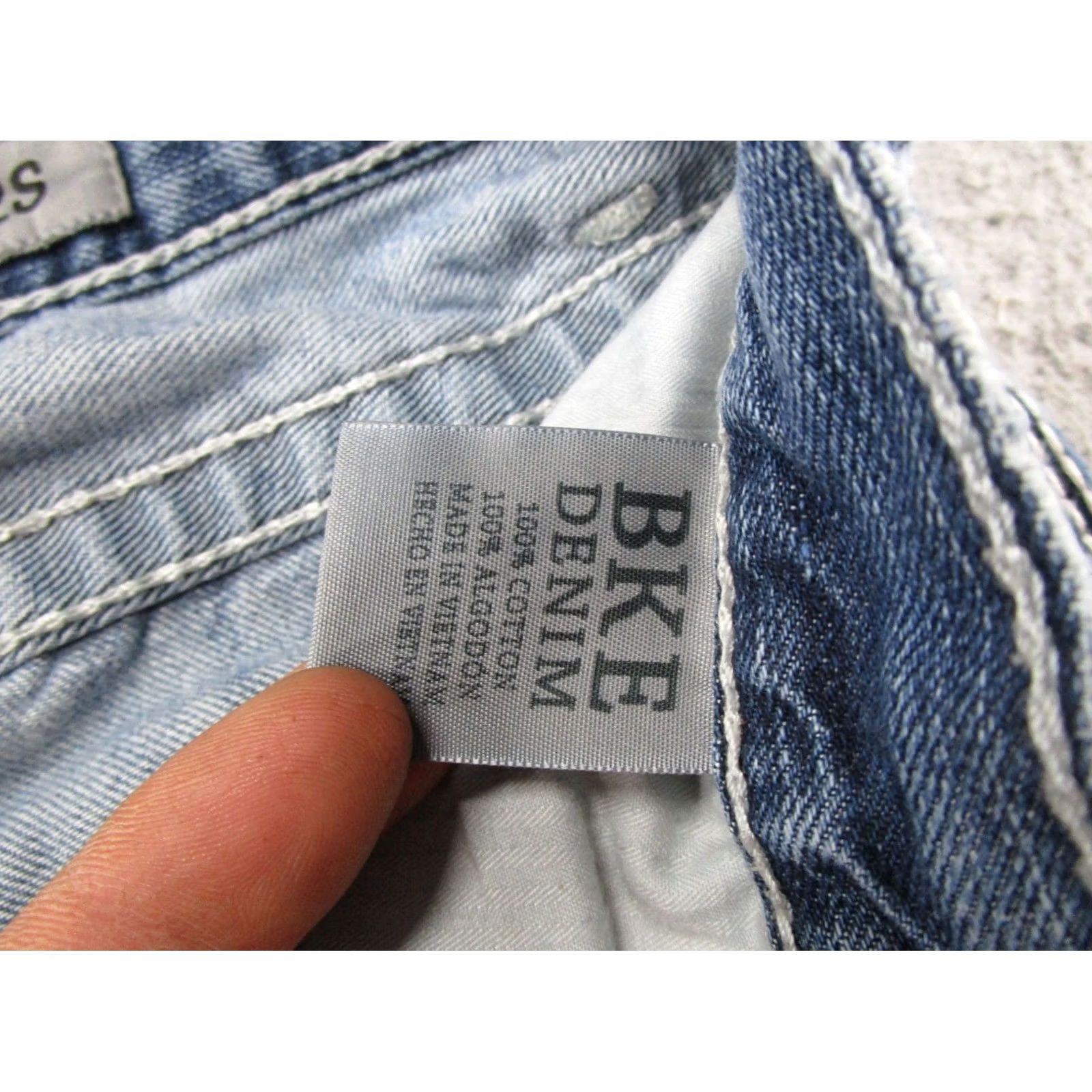 Vintage BKE Buckle Tyler Straight Jeans 32S 32 Regular Denim Blue 5-Pocket Mens Vintage Read Therash? Size US 32 / EU 48 - 5 Thumbnail