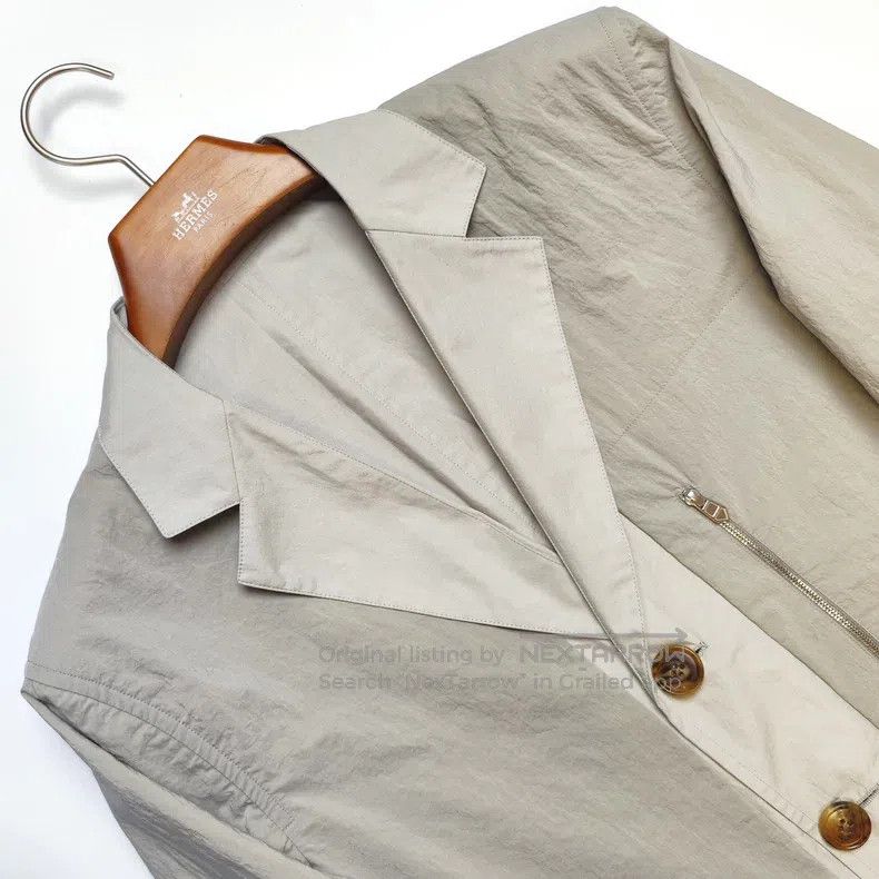 Hermes Hermes Gray Double-faced Casual Suit Size 48R - 3 Thumbnail