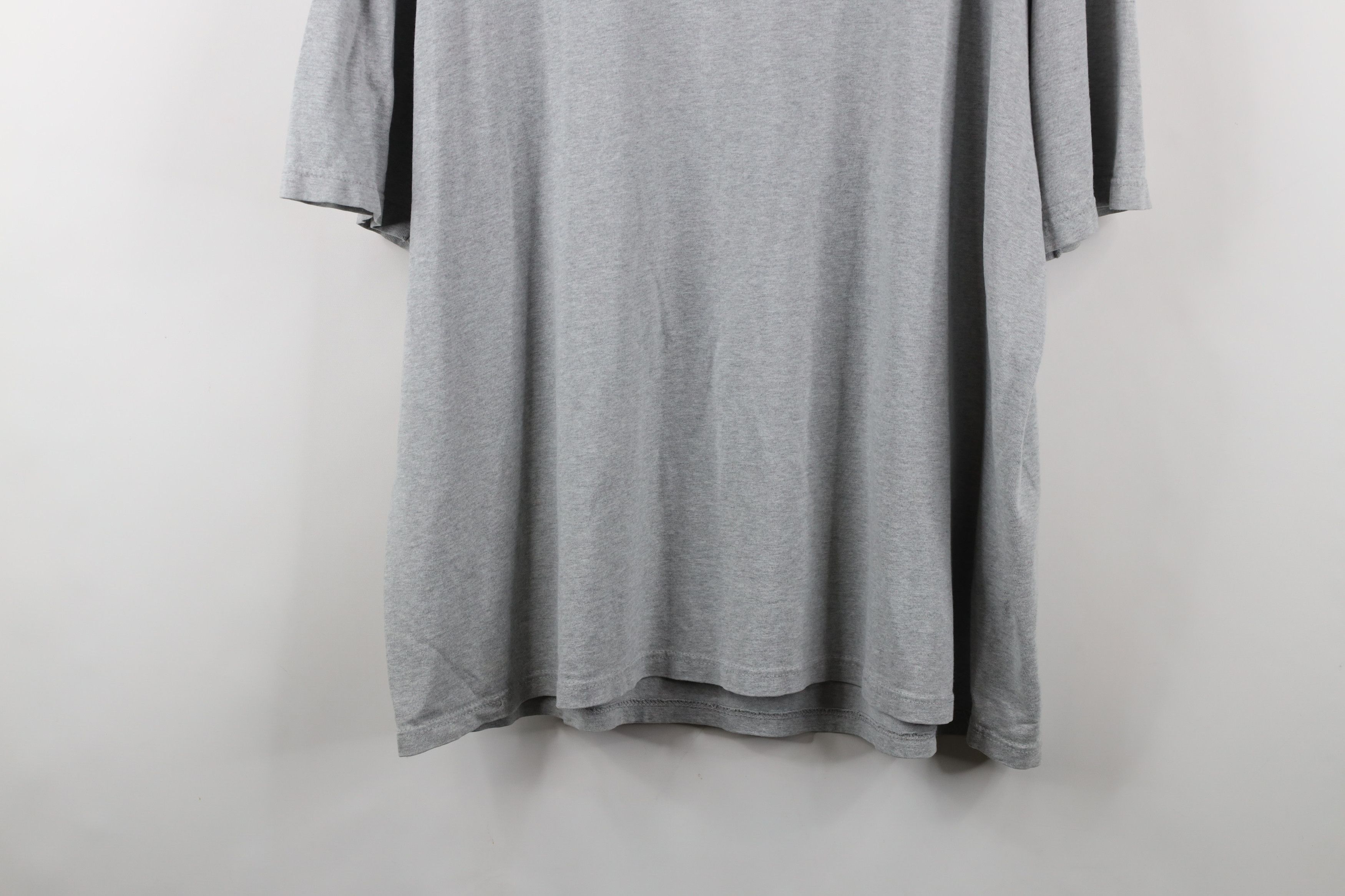 Calvin Klein × Vintage Vintage 90s Calvin Klein Spell Out Center Logo T-Shirt Gray Size US XL / EU 56 / 4 - 13 Thumbnail