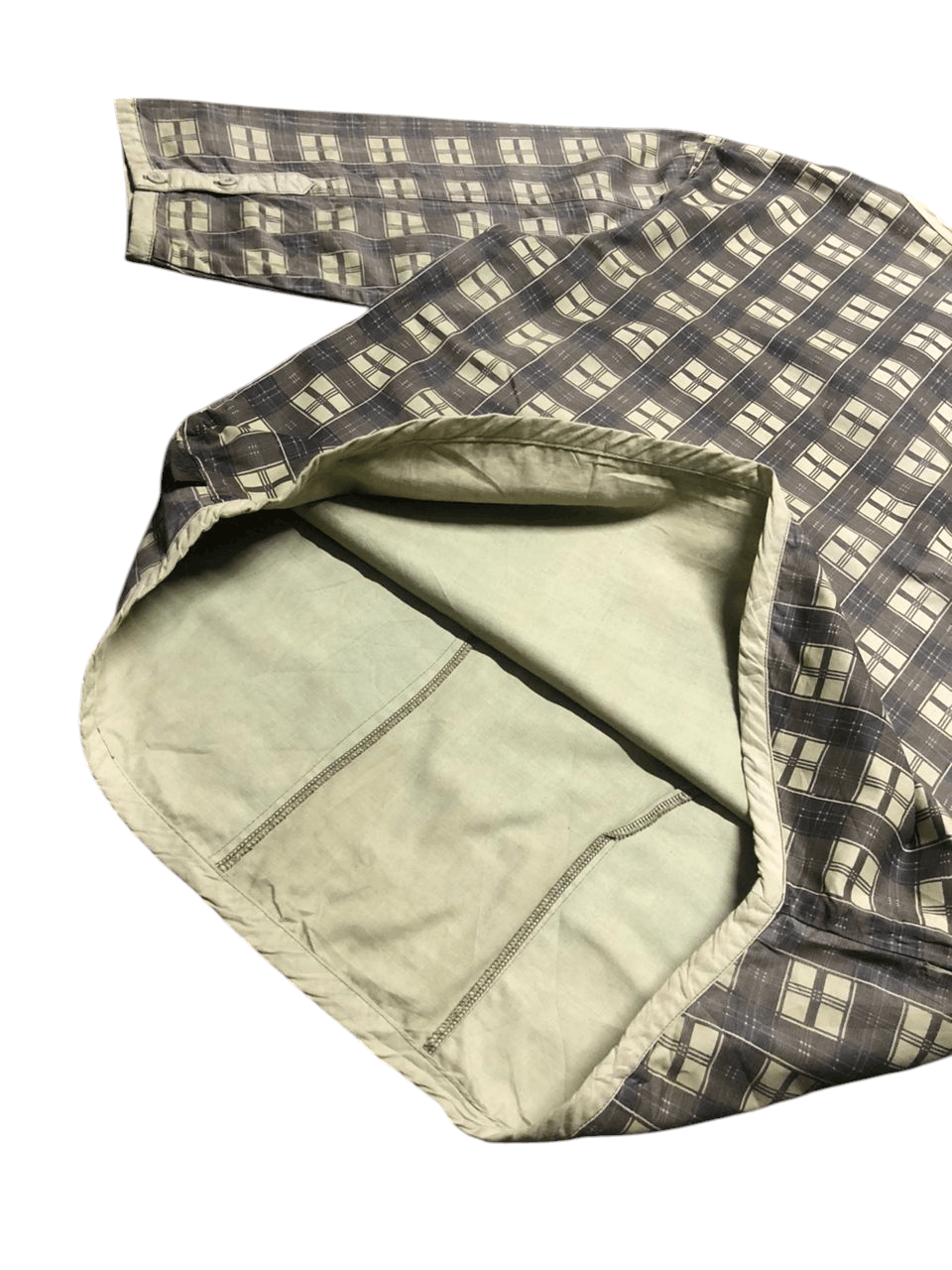 If Six Was Nine × Japanese Brand 2004 Flip The Script Checked Work Gear Shirt Jacket Size US L / EU 52-54 / 3 - 8 Thumbnail