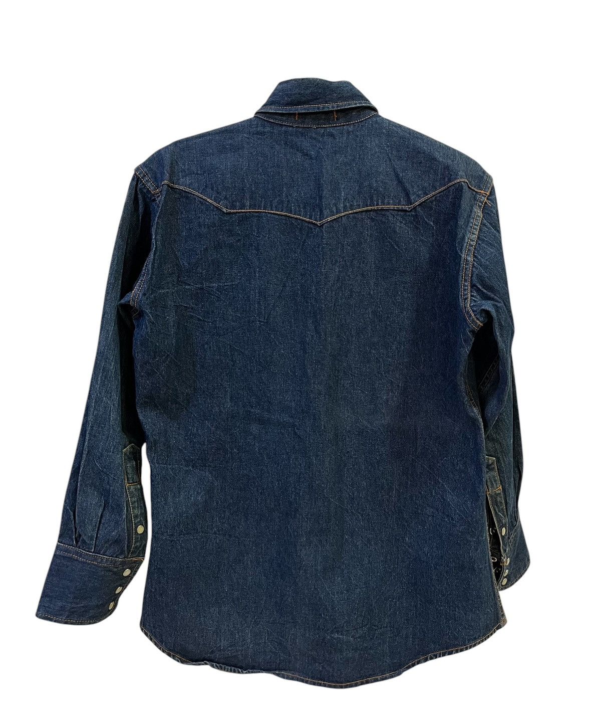 Vintage Vintage Snap Button Western Denim Shirt Size US S / EU 44-46 / 1 - 3 Thumbnail