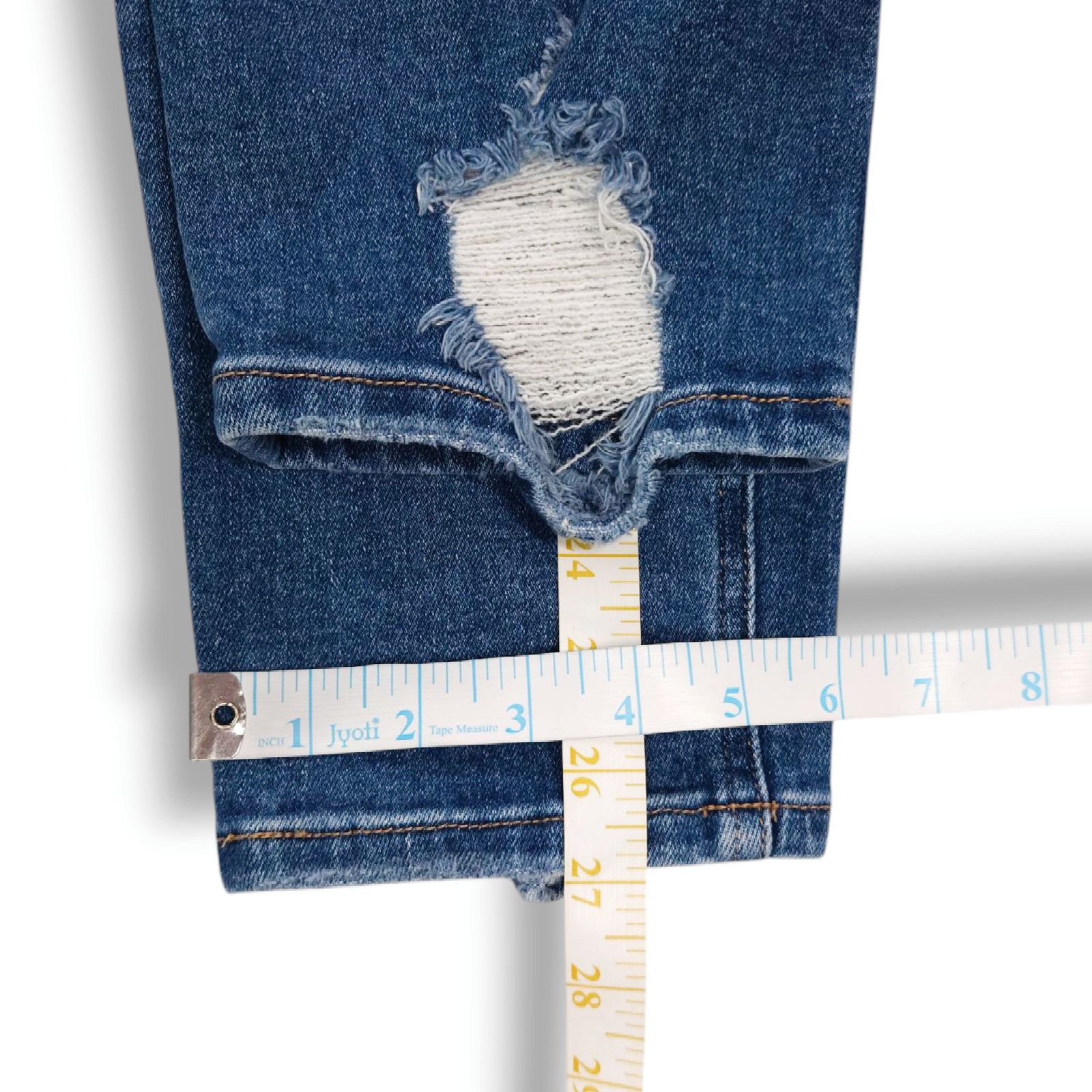 Other EUC Vervet Absolutely Good Boyfriend Jeans Sz. 28x27 Blue Size 28" / US 6 / IT 42 - 7 Thumbnail