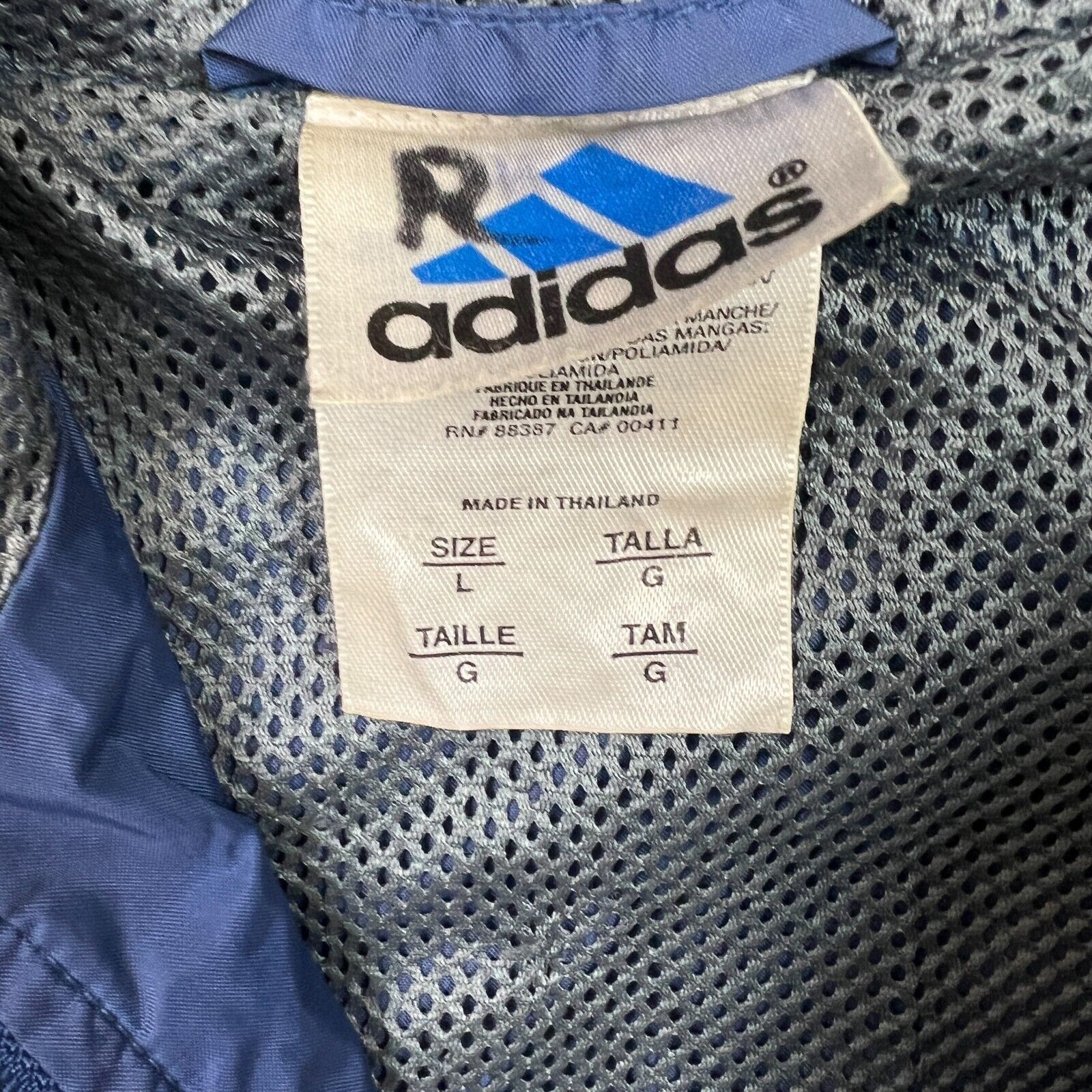 Adidas × Vintage Vintage Adidas Jacket Essential 3 Stripe Zip 90s Windbreaker Size US S / EU 44-46 / 1 - 7 Thumbnail