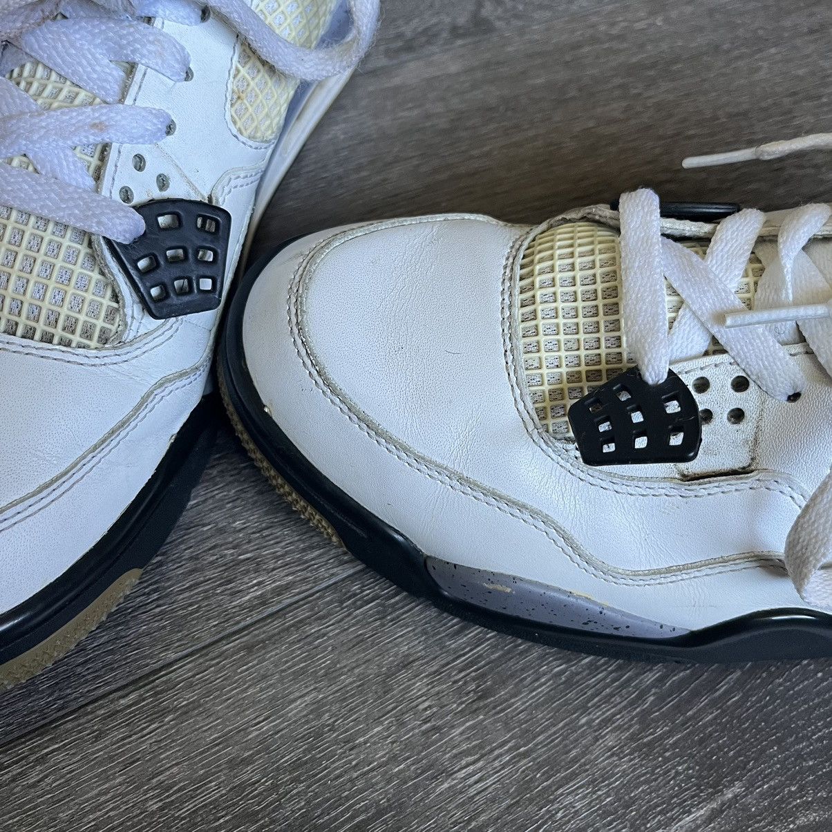 Jordan Brand × Vintage Vintage Air Jordan 4 Retro White Cement 2012 308497-103 8.5 Size US 8.5 / EU 41-42 - 9 Thumbnail