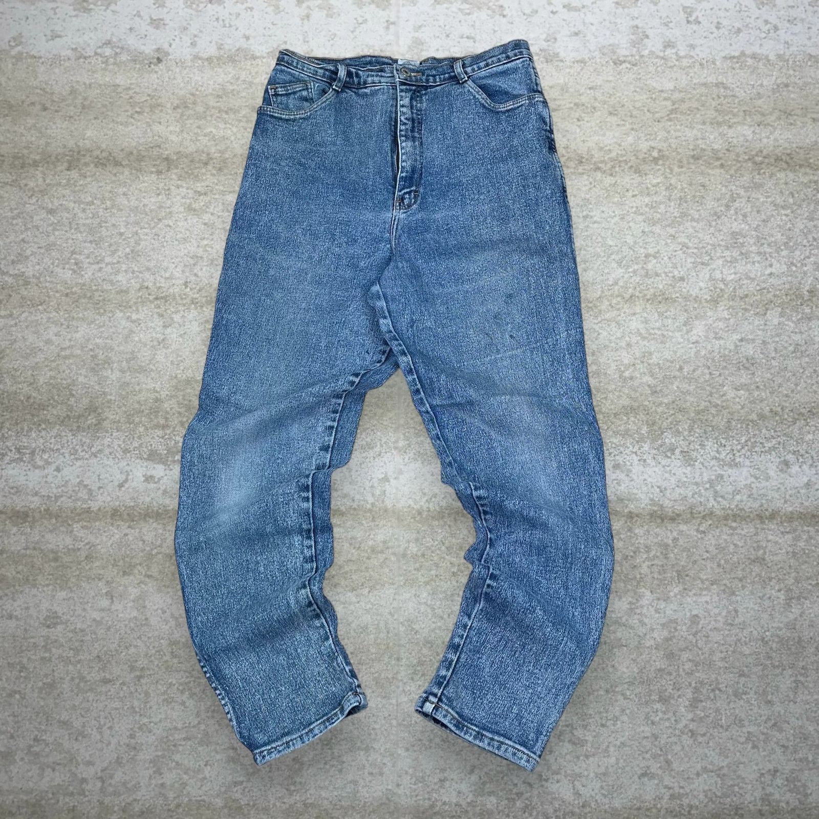 Jordache Vintage 90s Jordache Jeans Womens 18 Relaxed Medium Wash Size 30" / US 8 / IT 44 - 2 Thumbnail