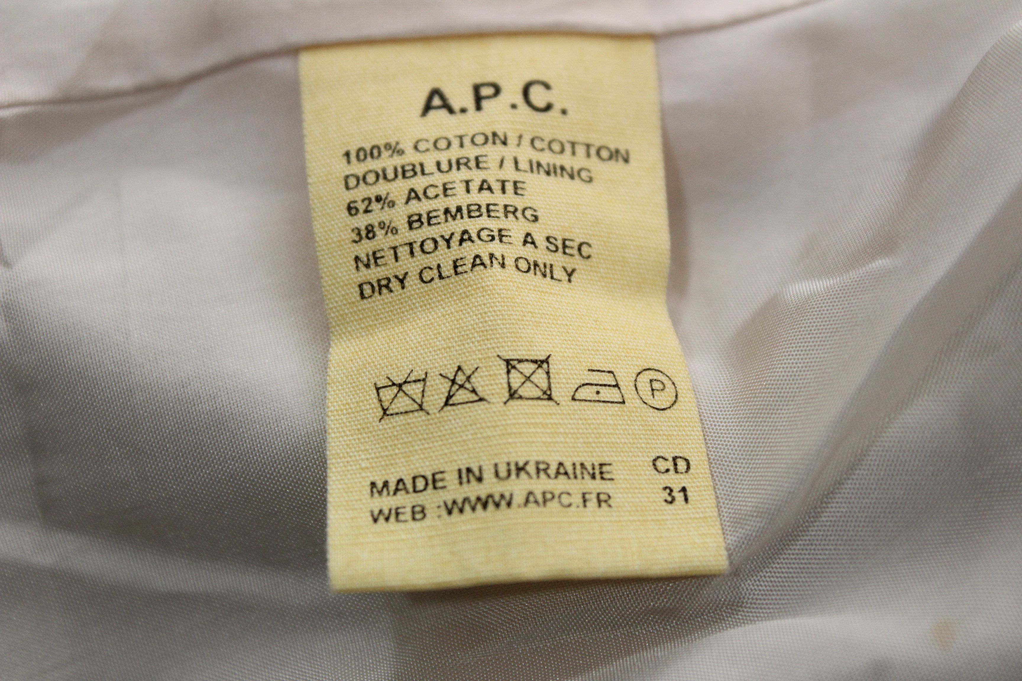 A.P.C. APC Leopard Print Jacket Blazer Size 38 Vintage Size XS / US 0-2 / IT 36-38 - 13 Thumbnail