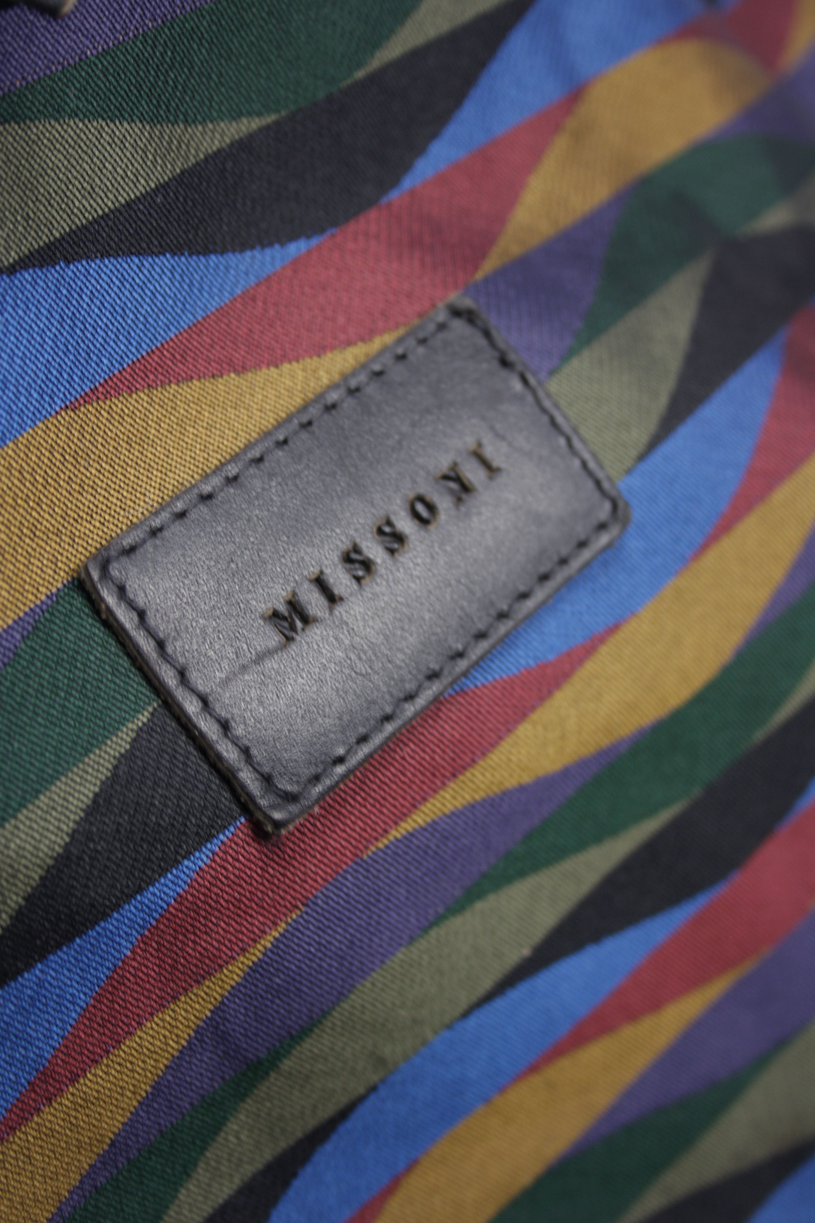 Designer × Missoni Missoni Wave Canvas Shoulder Handle Bag Size ONE SIZE - 3 Thumbnail