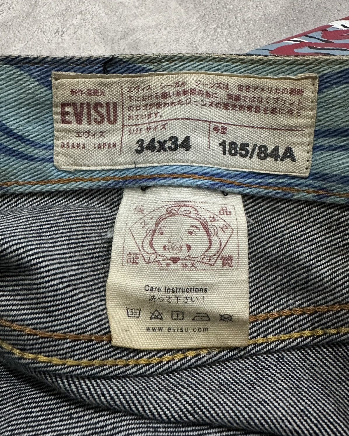 Evisu Evisu Daicock Red Line Selvedge Jeans Size US 34 / EU 50 - 8 Thumbnail