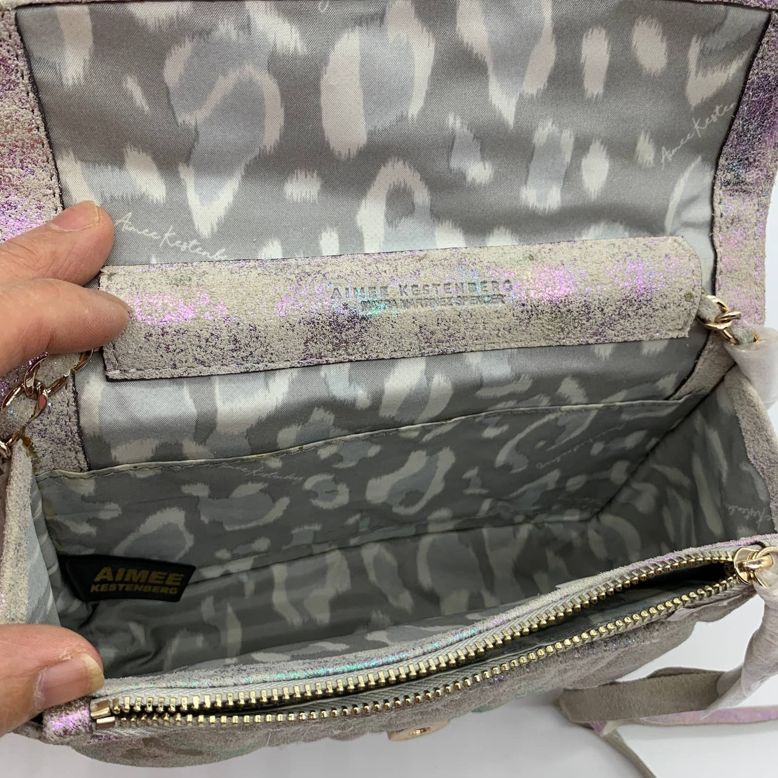 Other Aimee Kestenberg Quilted Leather Chain Crossbody Size ONE SIZE - 6 Thumbnail