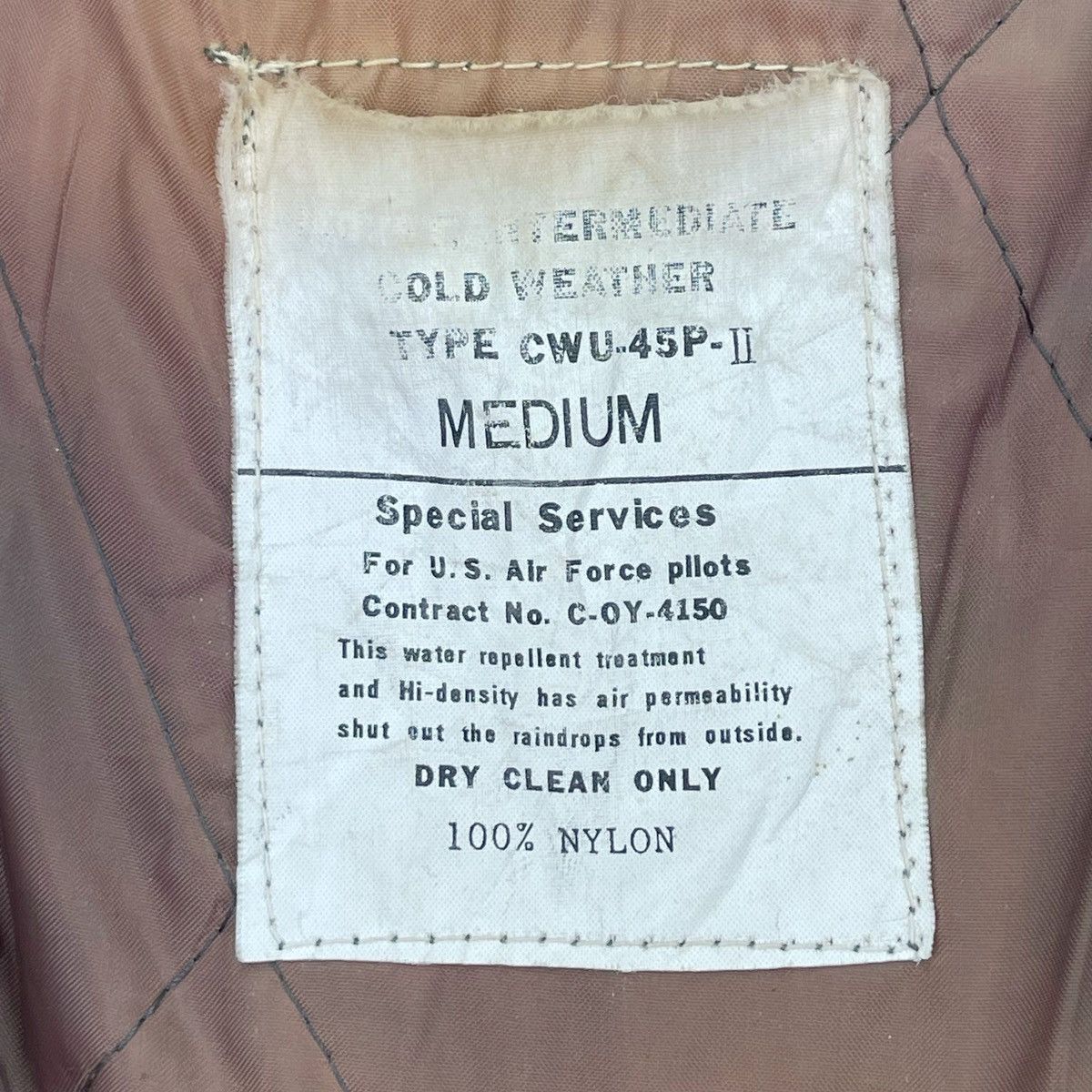Buzz Rickson's × Vintage 80’s USAF Faded Flyers Bomber Jacket Size US M / EU 48-50 / 2 - 8 Thumbnail
