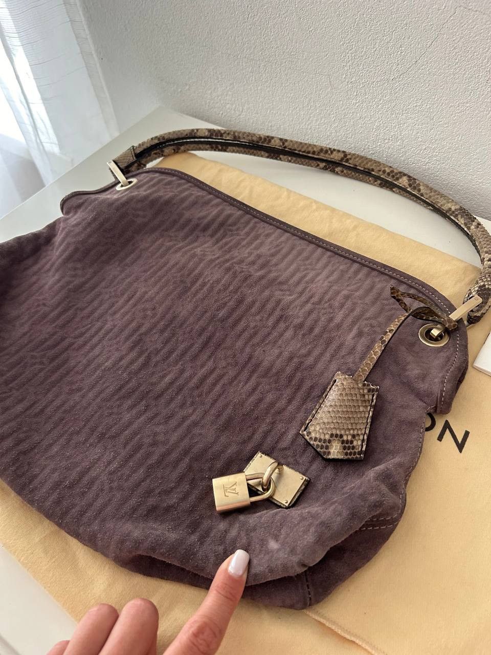 Louis Vuitton Louis Vuitton whisper Tasche original leather Monogram Bag Size ONE SIZE - 4 Thumbnail
