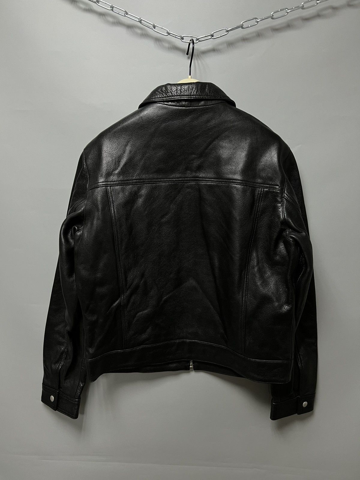 Rhude × Zara RHUDE × Zara NEW Cropped Leather Jacket Limited Edition y2k Size US L / EU 52-54 / 3 - 4 Thumbnail