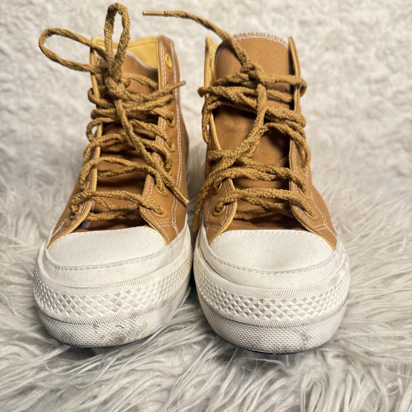 Converse Converse Chuck Taylor All Star High Top Sneakers Mustard Size US 9.5 / IT 39.5 - 4 Thumbnail