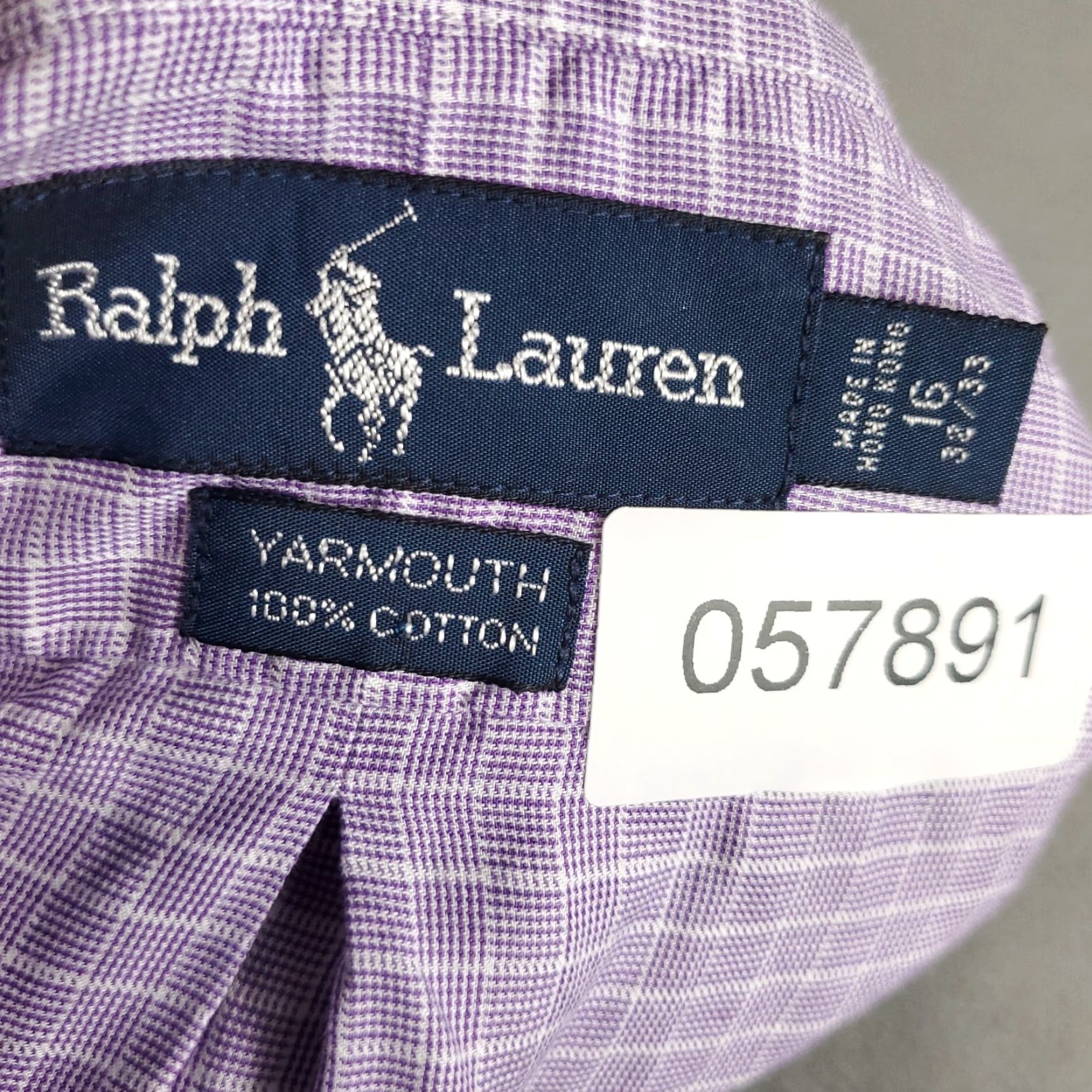 Ralph Lauren Ralph Lauren Shirt Mens 16 Purple Plaid Dress Button-Down Long Sleeve Casual Business Classic 90s Mens Size 42R - 8 Thumbnail