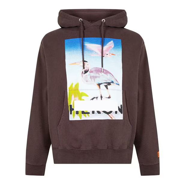 image of Heron Preston O1G2R1Mq0524 Censored Hoodies In Brown, Men's (Size XS)