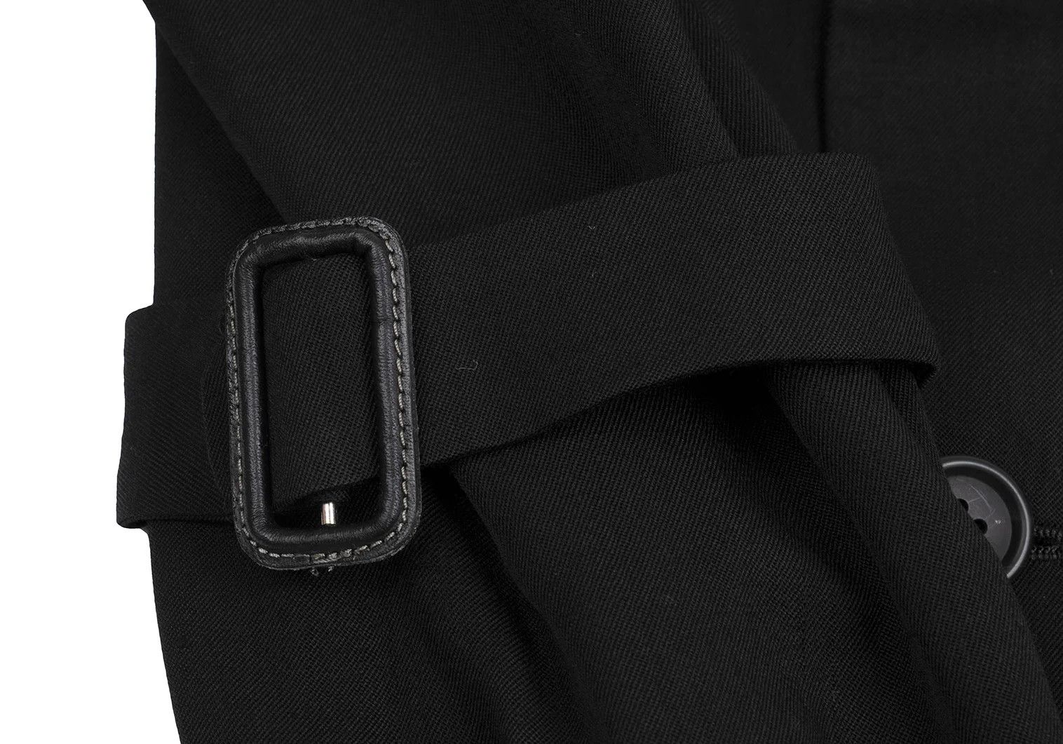 Yohji Yamamoto Yohji Yamamoto Wool Gabardine Jacket Black M Size US M / EU 48-50 / 2 - 9 Thumbnail