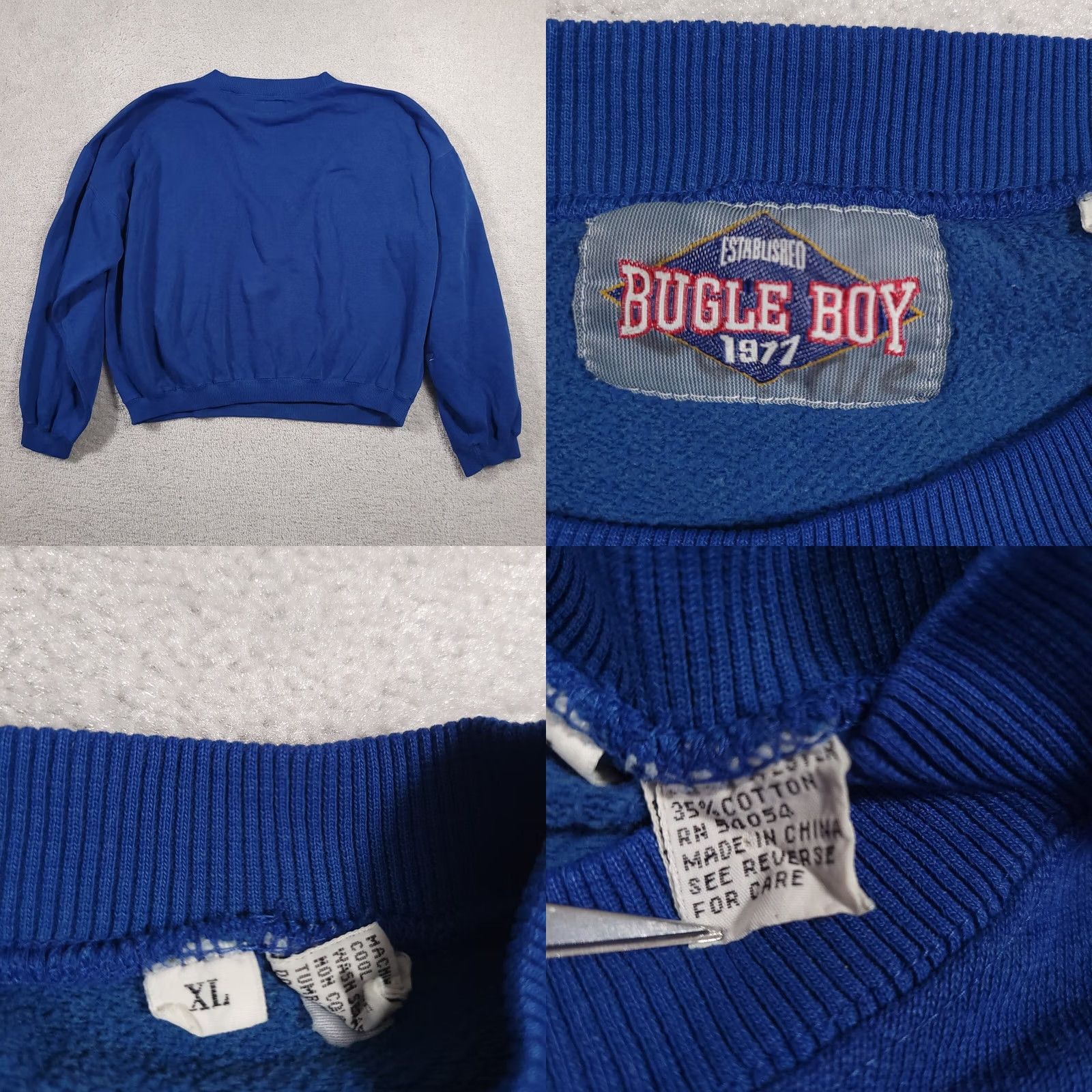 Bugle Boy VINTAGE Bugle Boy Crewneck Sweatshirt Men XL Graphic Spell Out Street Grunge Skater Sweatshirt Size US XL / EU 56 / 4 - 9 Thumbnail