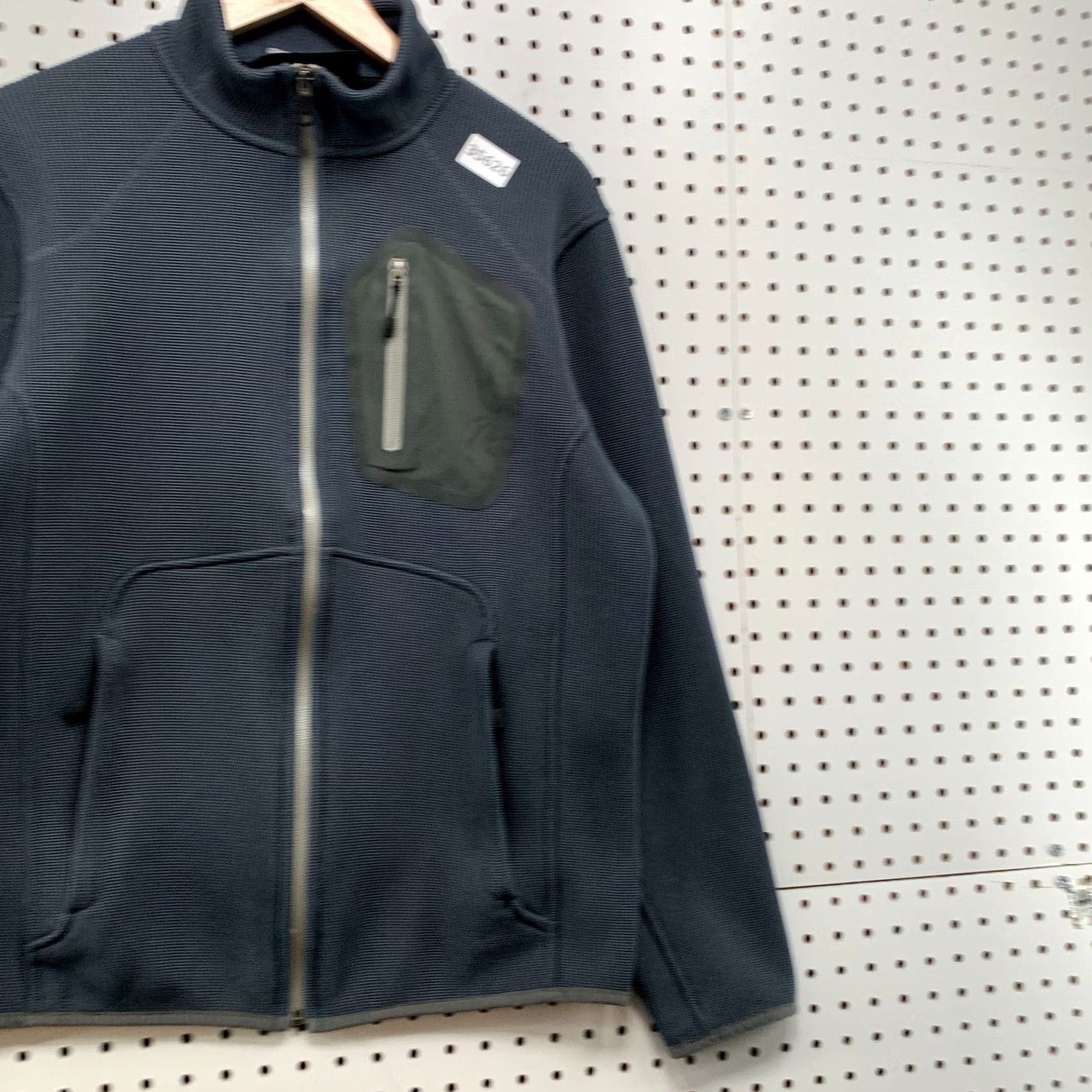 Spyder Spyder Jacket Mens Medium Gray Zip Waffle Knit Pocket 22x26.5 Size US M / EU 48-50 / 2 - 4 Thumbnail