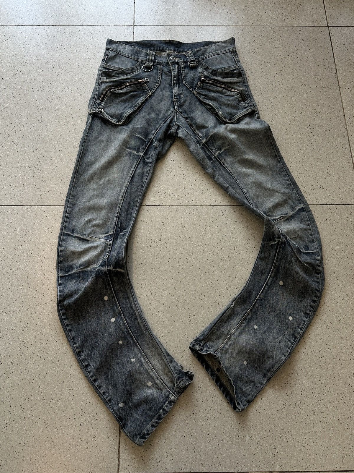 PPFM PPFM 90s Banana Curve Cut Denim Pants Size US 32 / EU 48 - 3 Thumbnail