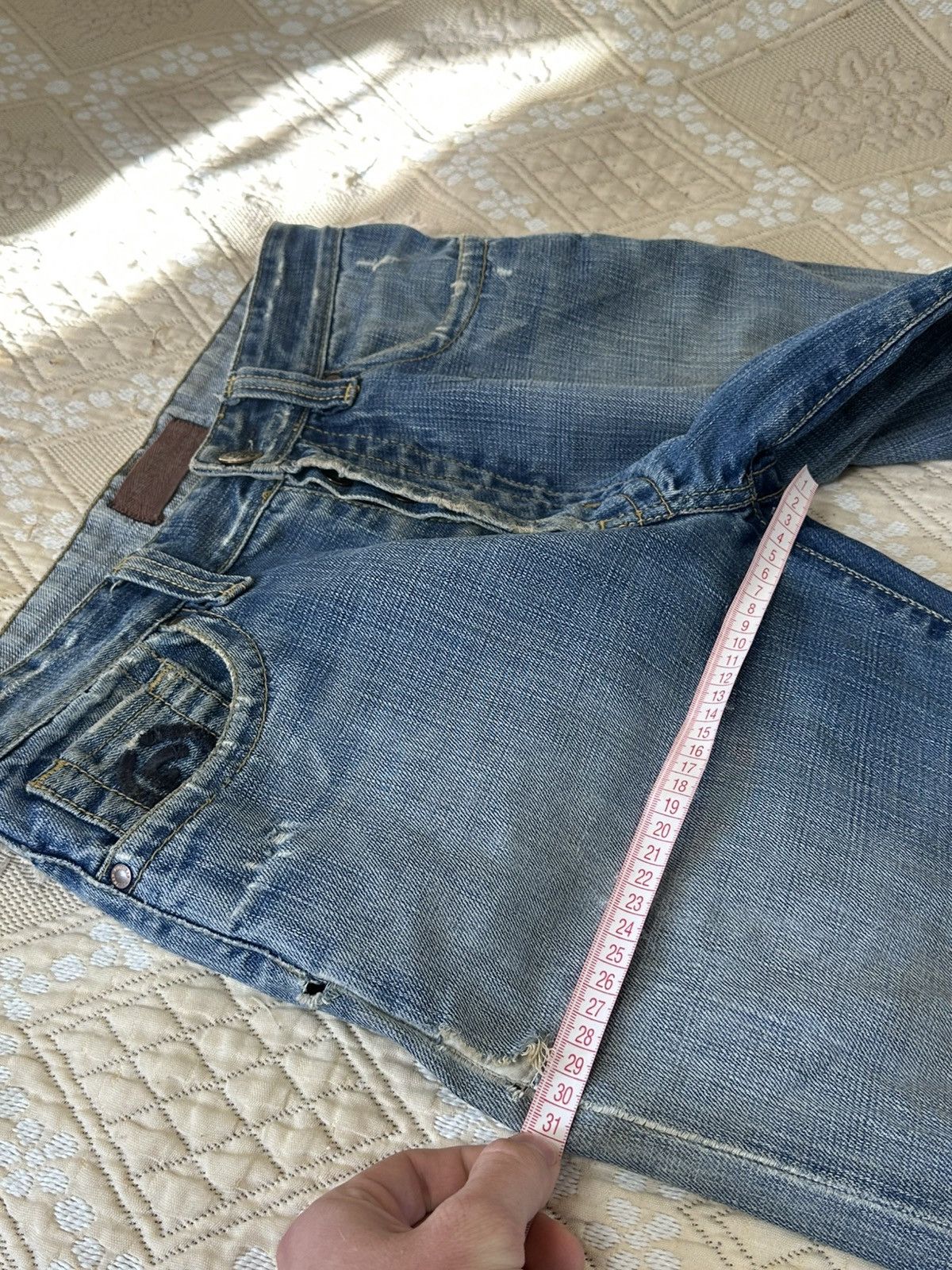 Firetrap 🔥 Vintage Firetrap Distressed Denim Japanese Baggy Jeans Y2K Size US 30 / EU 46 - 13 Thumbnail