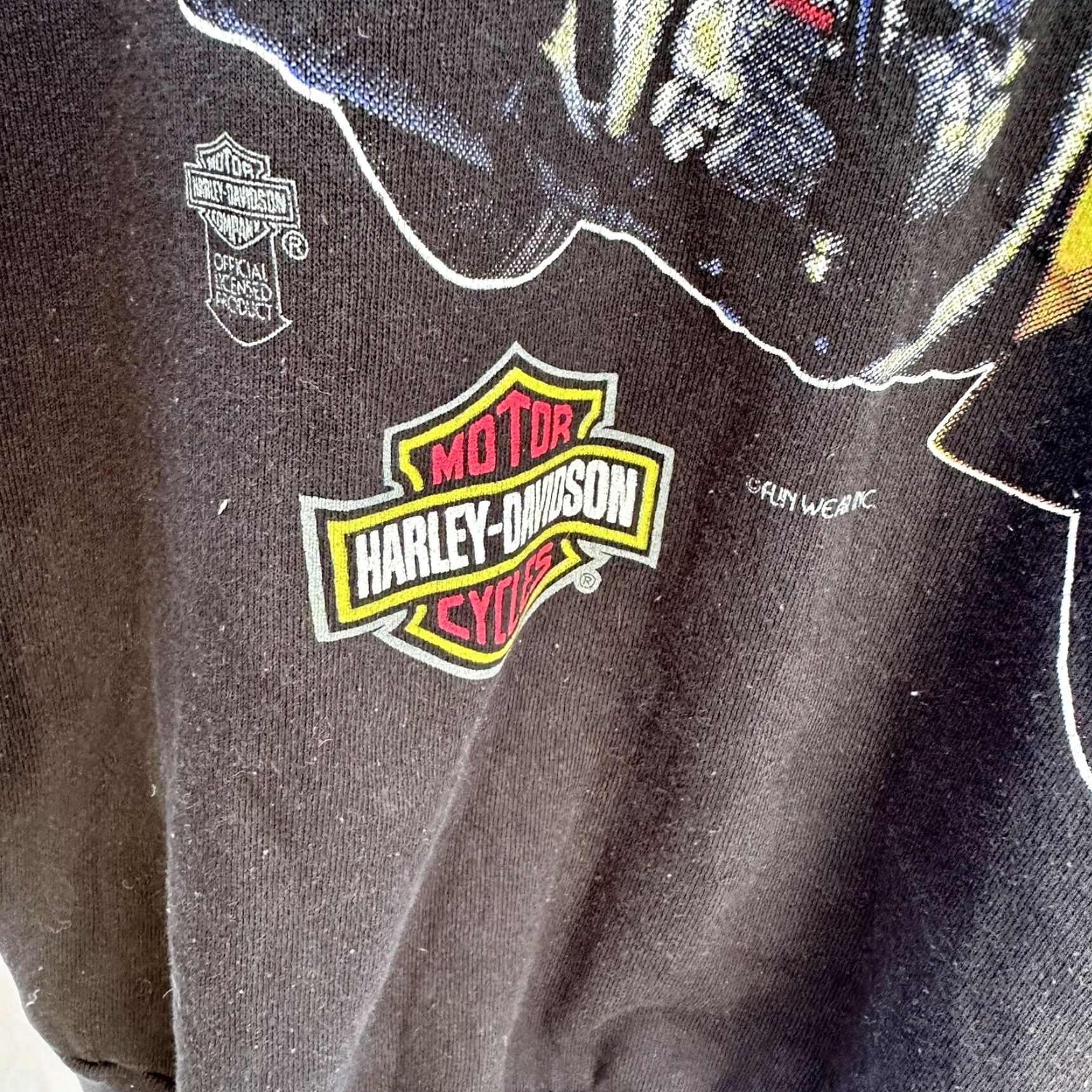Harley Davidson VINTAGE Harley Davidson Motorcycle Screen Stars Sweatshirt XL 1980s Mens Men’s? Size US XL / EU 56 / 4 - 2 Thumbnail