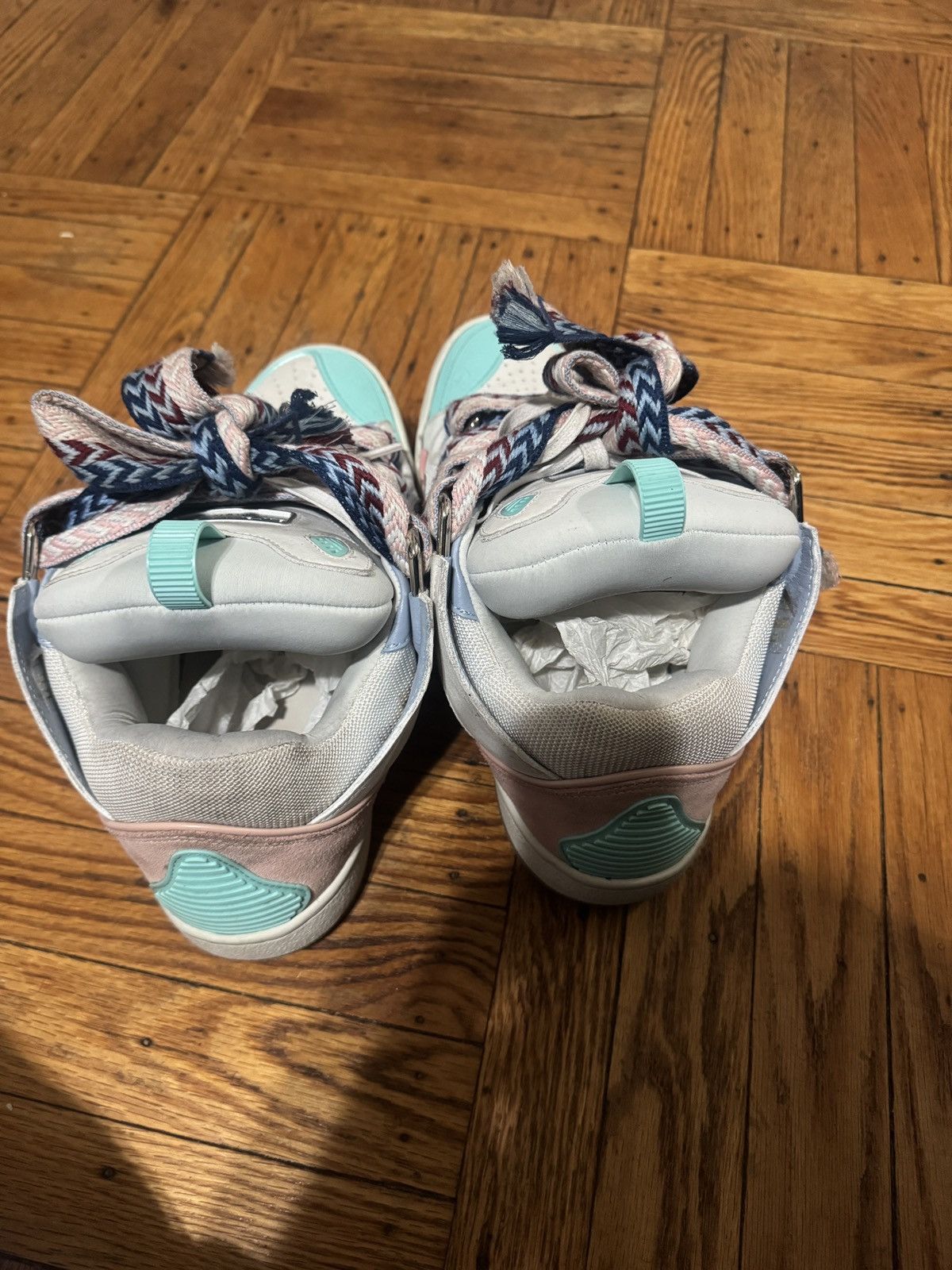Lanvin Lanvin curb sneaker white pink Size US 11 / EU 44 - 4 Thumbnail