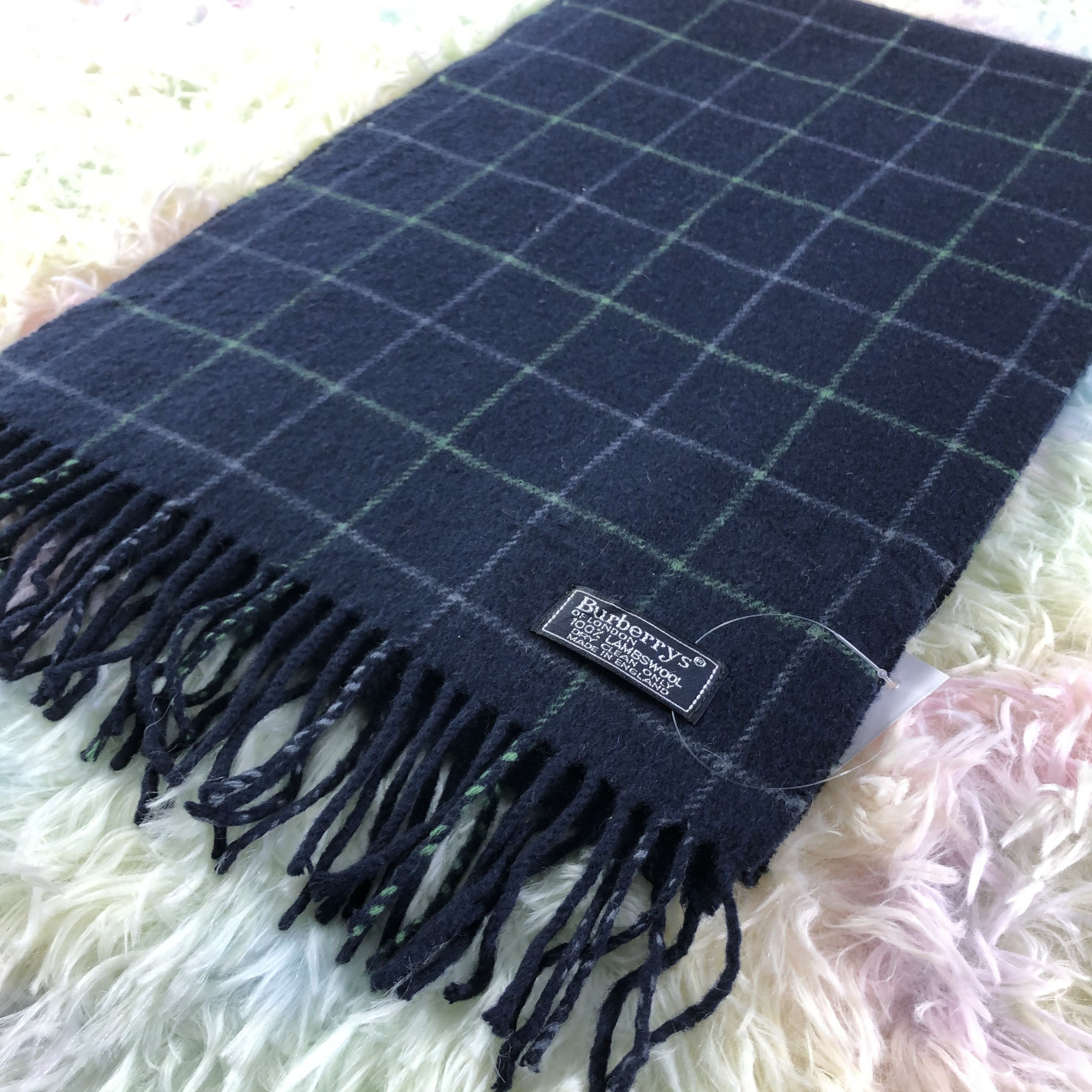 Burberry × Vintage Burberry Scarf / Muffler / Neckwear - KM392 Size ONE SIZE - 3 Thumbnail