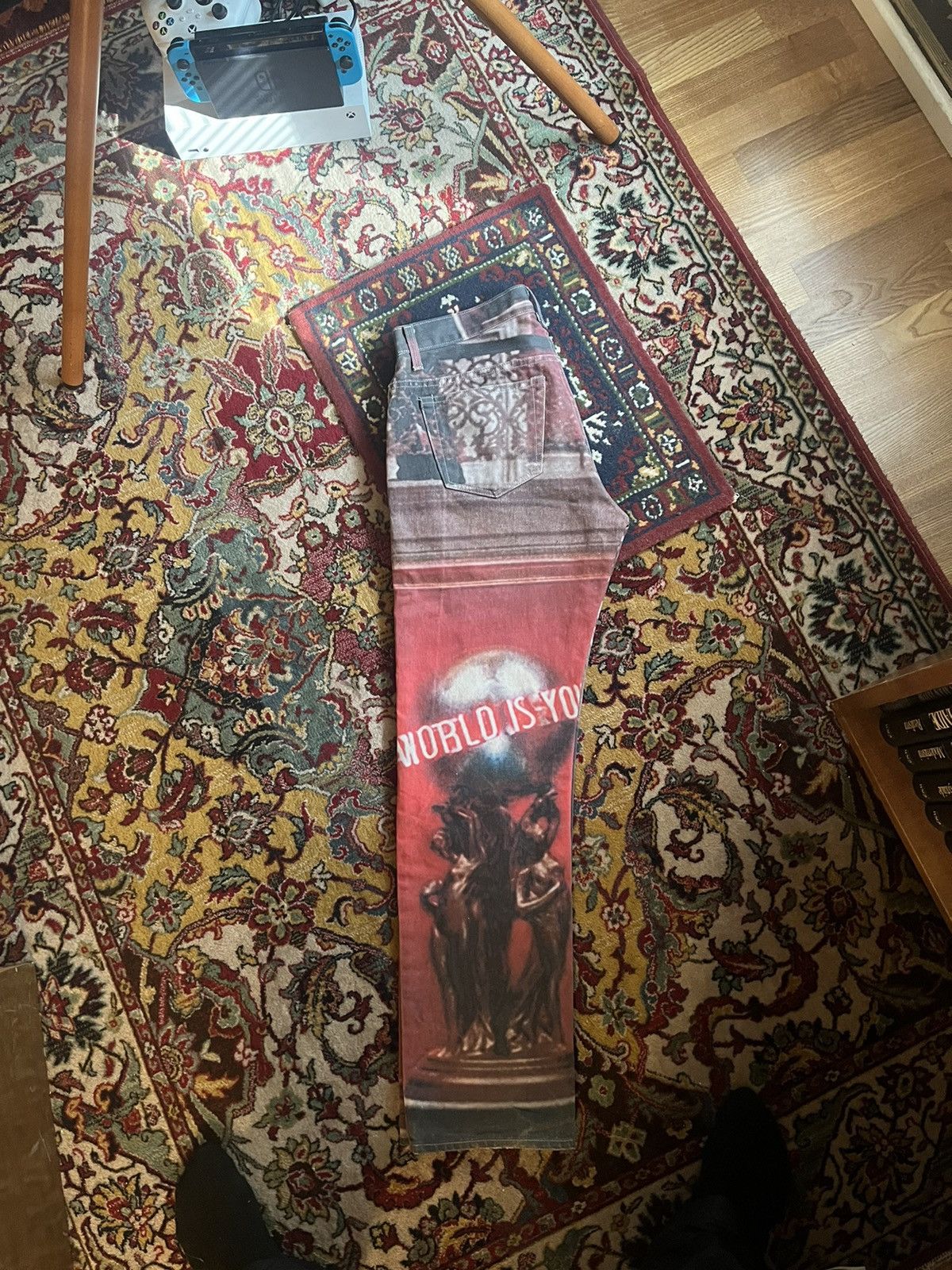 Supreme SUPREME FW17 ”The World Is Yours” Jeans Size US 30 / EU 46 - 4 Thumbnail