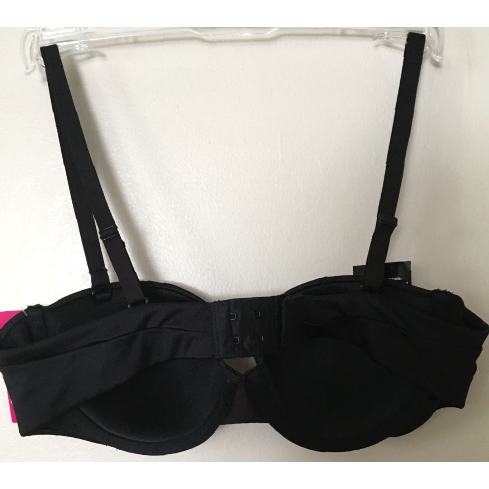 Vintage Maidenform Self Expressions Strapless Bra 34A Black Womens SZ 34A Underwired Side Smoothing"} Size ONE SIZE - 4 Thumbnail