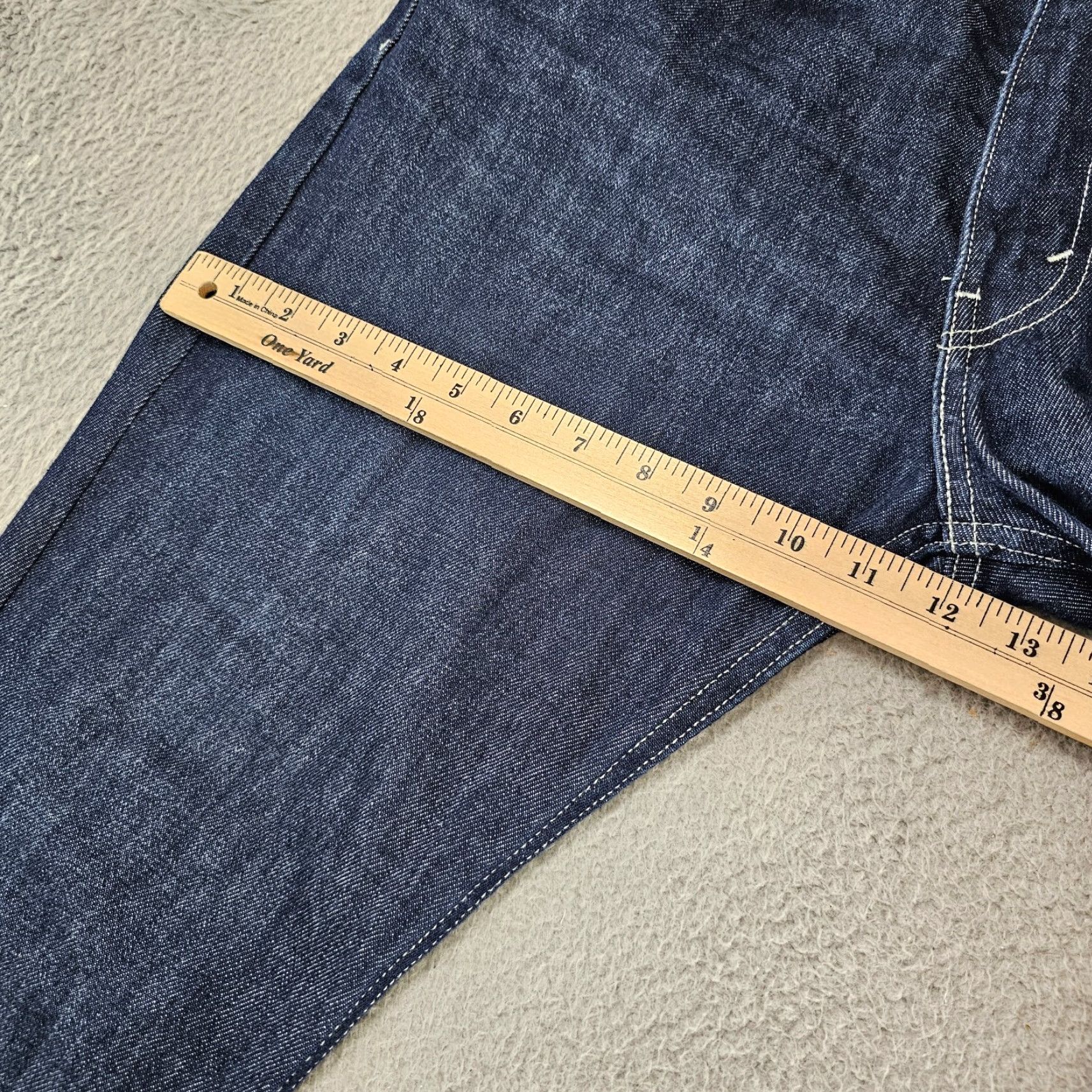 Denime VINTAGE Levis Silvertab Jeans Mens Straight Dark Wash Denim Cotton 31x26 Regular 5-Pocket Blue Jeans Mens Size US 31 - 6 Thumbnail