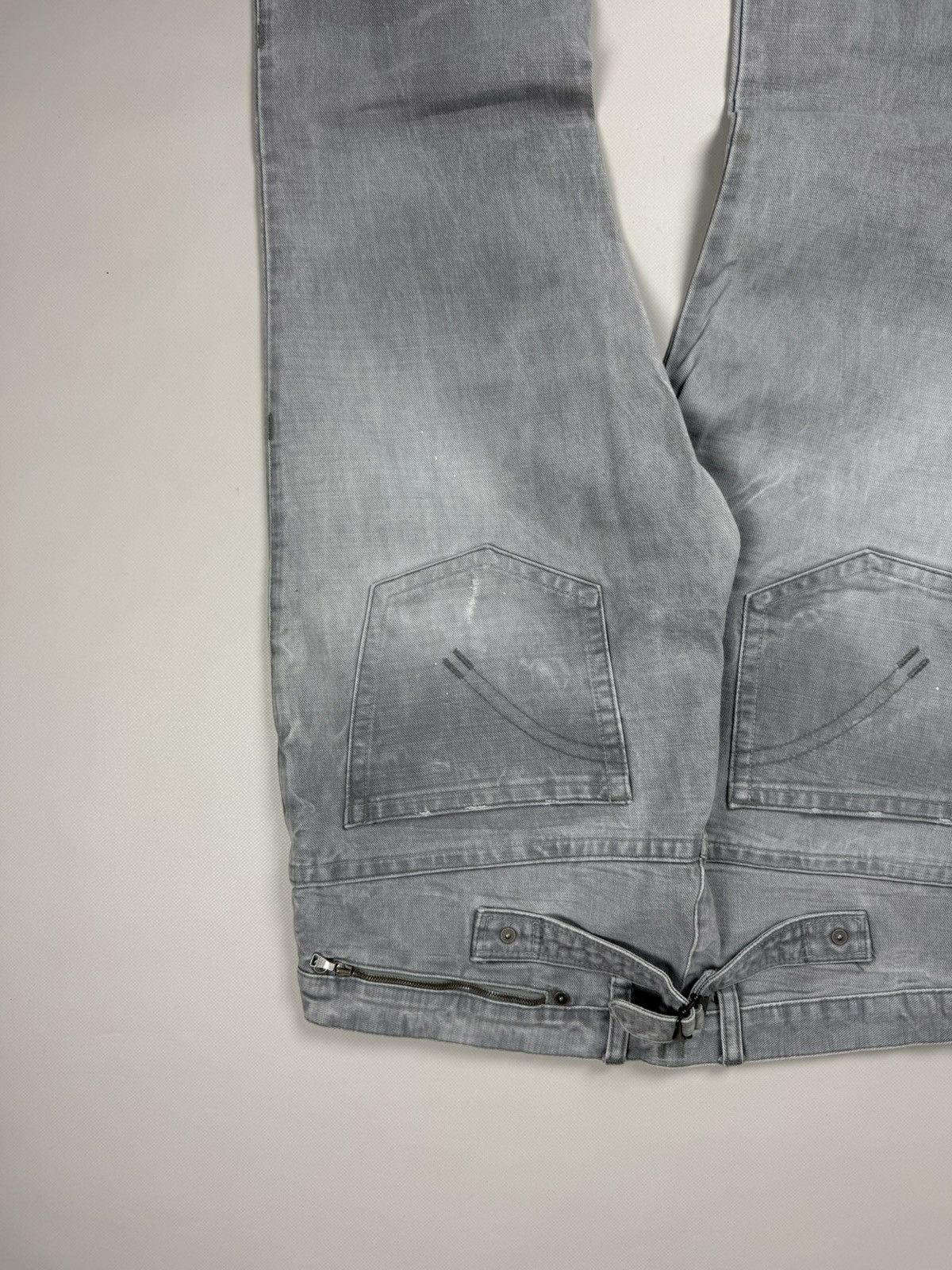 Neil Barrett Neil Barrett Men’s Back Buckle Distressed Denim Jeans Size US 34 / EU 50 - 24 Thumbnail