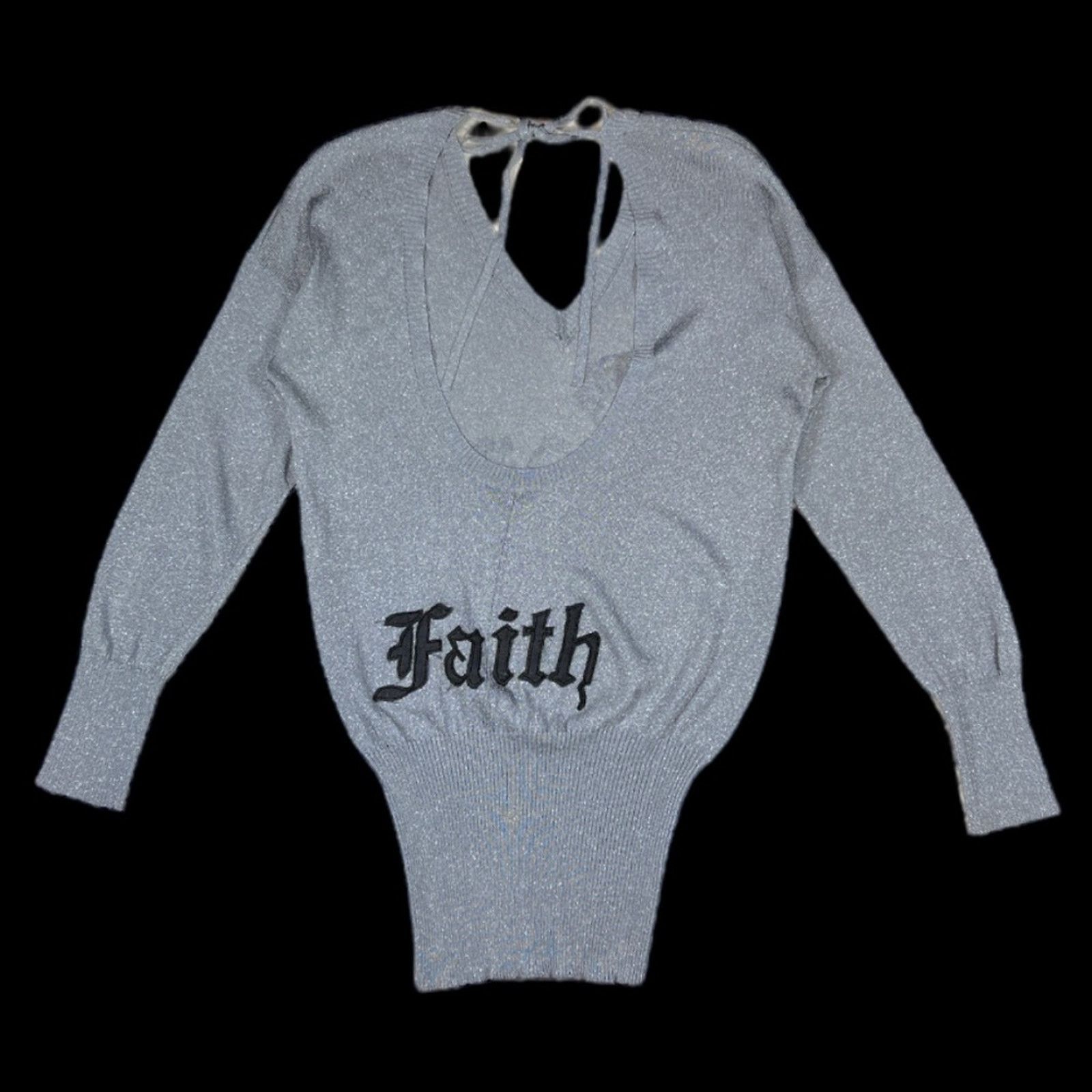 Faith Connexion Faith Connexion Silver/Gray Top | Size M Size M / US 6-8 / IT 42-44 - 2 Thumbnail