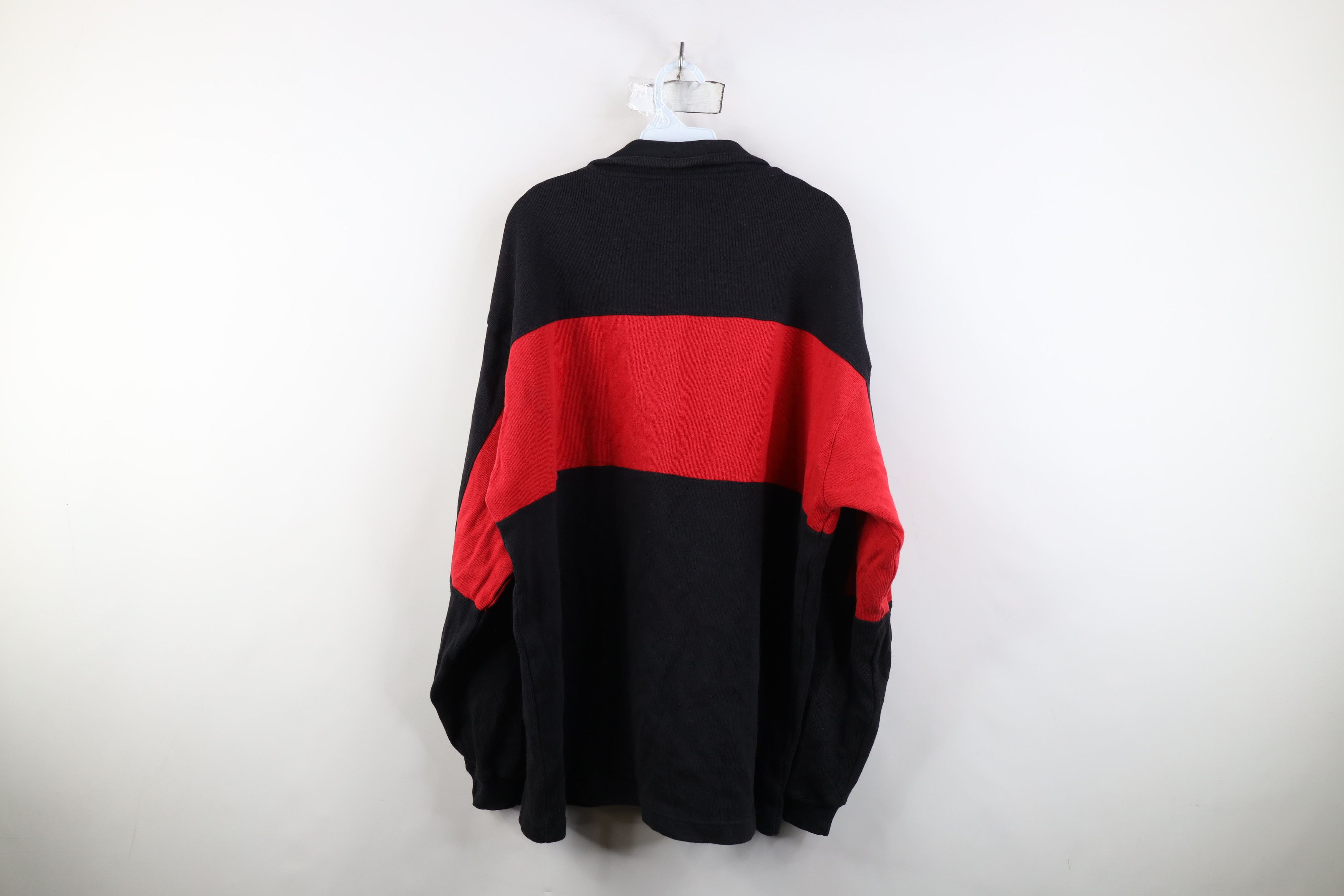 Marlboro Vintage 90s Marlboro Ribbed Knit Half Zip Pullover Sweater Size US XL / EU 56 / 4 - 10 Thumbnail