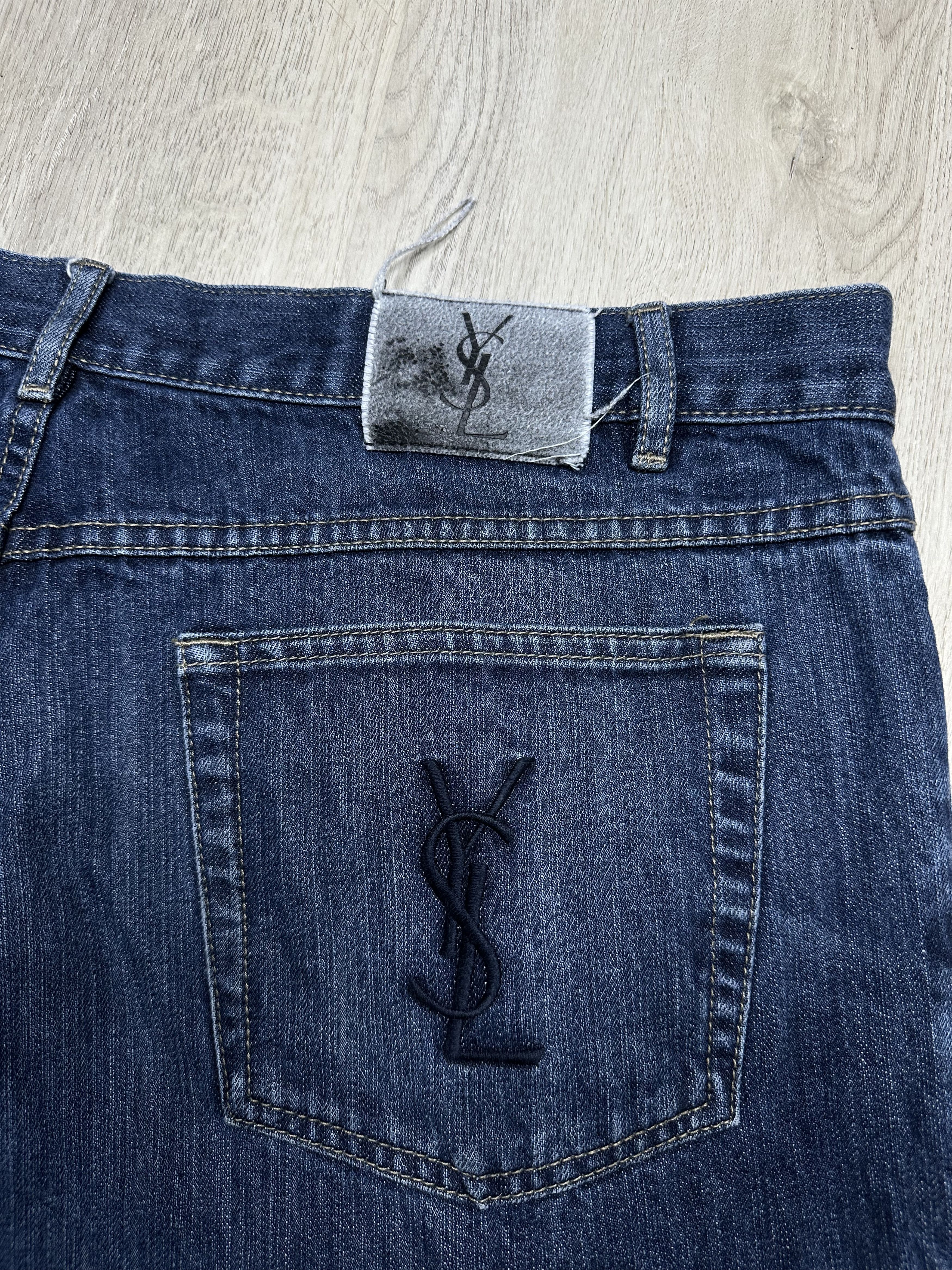 Yves Saint Laurent Yves Saint Laurent YSL Vintage Mens Denim Pants Jeans Size US 40 / EU 56 - 3 Thumbnail